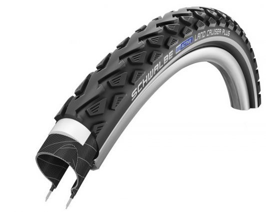 Покришка 24X2.00 (50-507) Schwalbe Land Cruiser Plus Punctureguard, Twinskin B/B+RT  Hs450 Green Compound 50 EPI