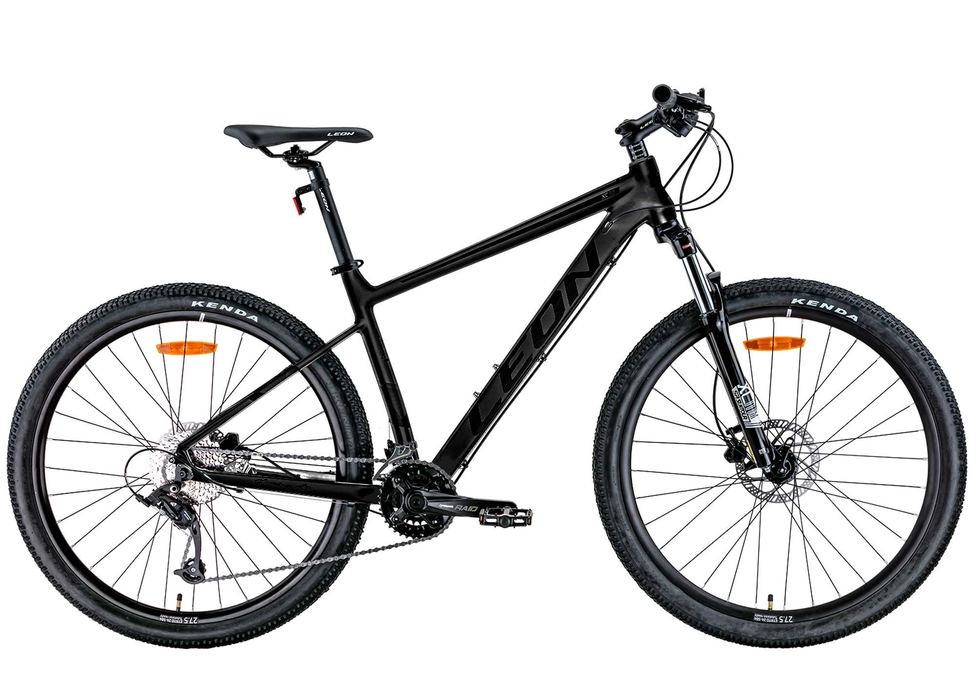 Велосипед 27.5 Leon XC-70 AM Hydraulic lock out HDD 2022 серый с черным, размер - 20