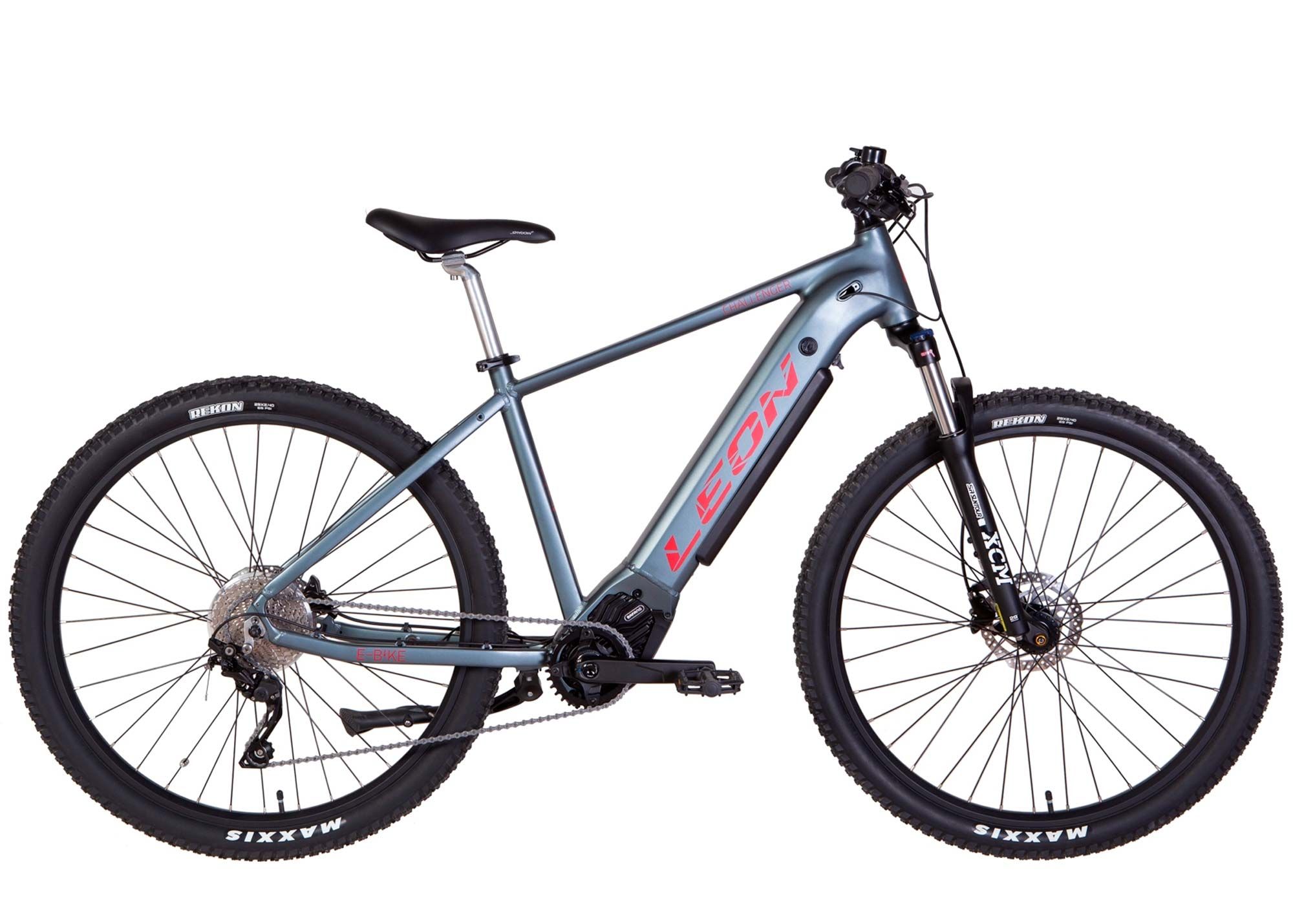 Електровелосипед 29 Leon CHALLENGER 500Вт 43В 14Аг 2022 темно-сірий, розмір - 19