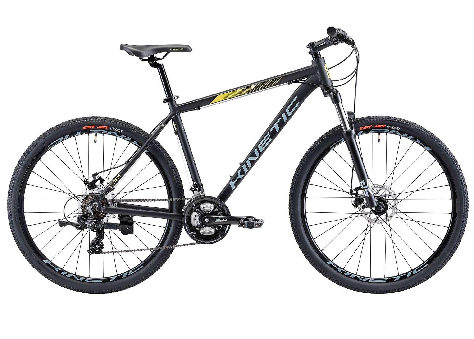 Велосипед 27,5 Kinetic Storm 19 Чорний 2022