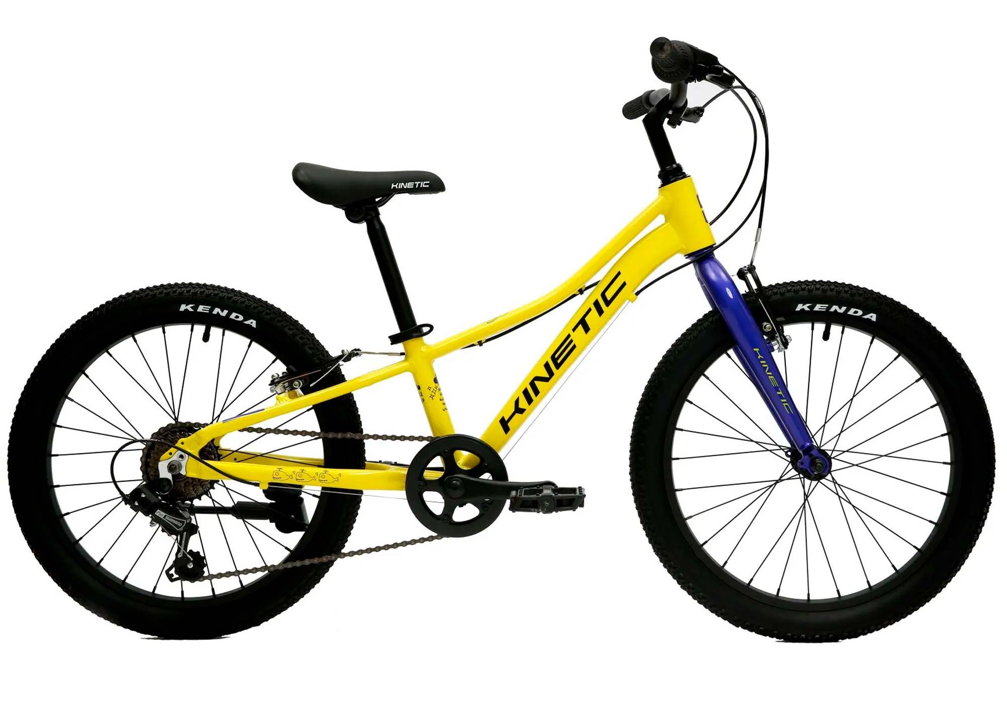 Велосипед 20 Kinetic Coyote 9 Жовтий 2024