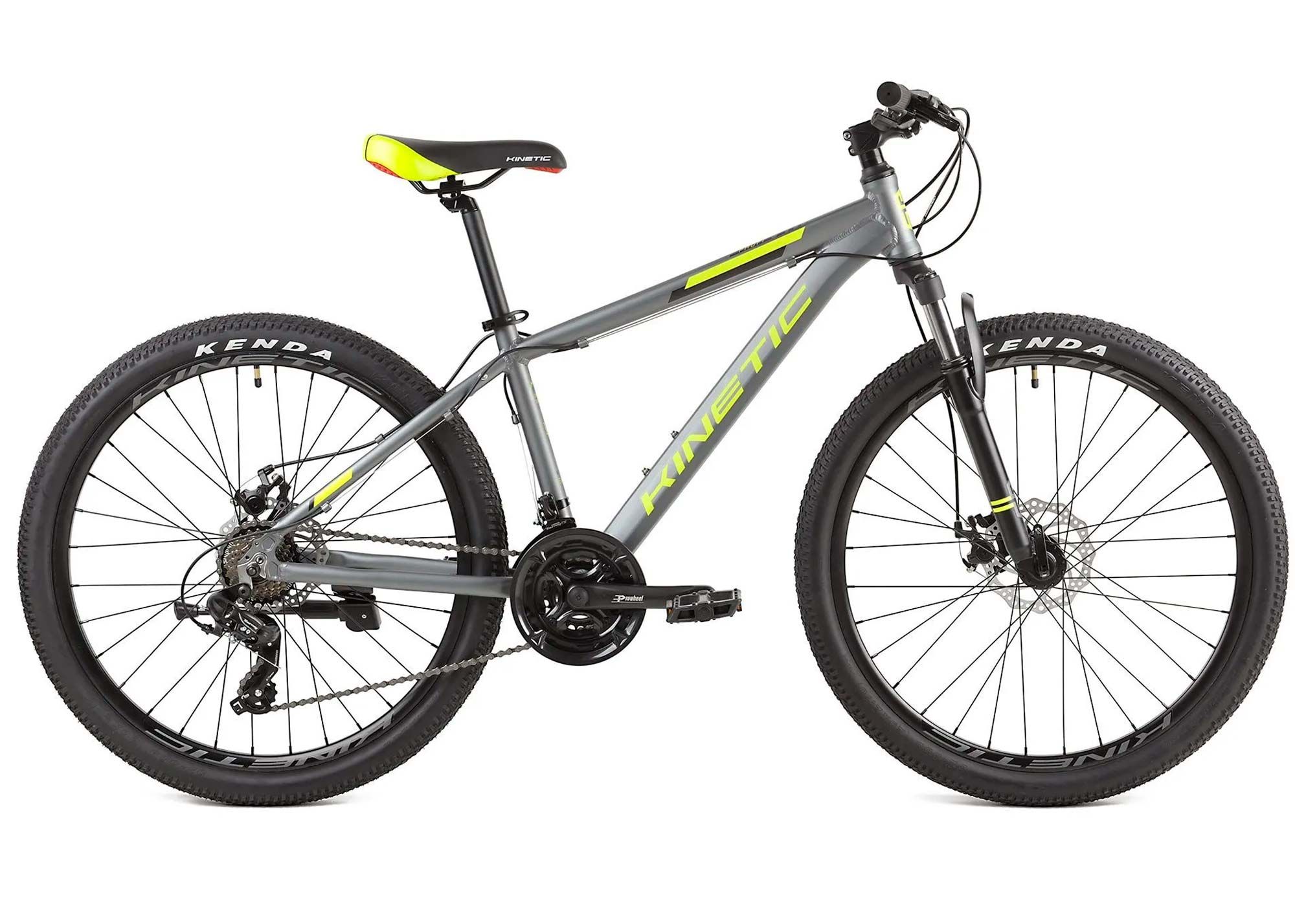 Велосипед 26 Kinetic Profi 13.5 Сер-Зеленый 2021
