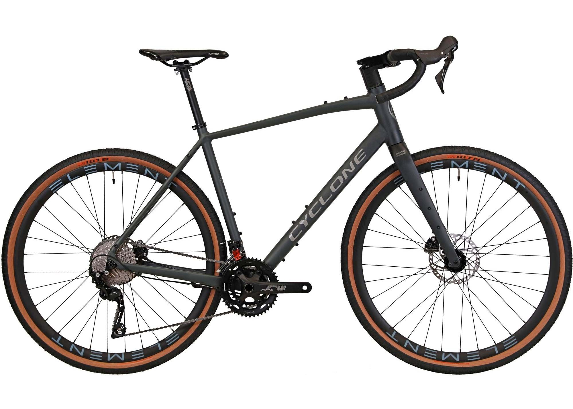 Велосипед 28 Cyclone GSX 56 Графітовий (мат) 2024