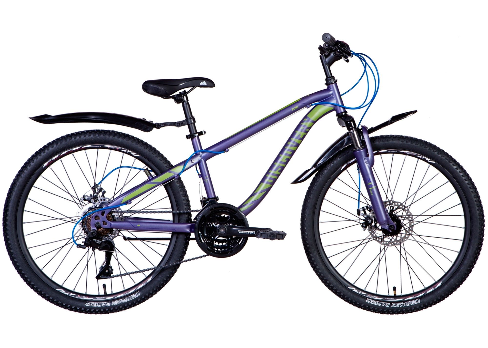 Велосипед 24 Discovery FLINT AM DD 2024 фіолетовий, розмір - 13