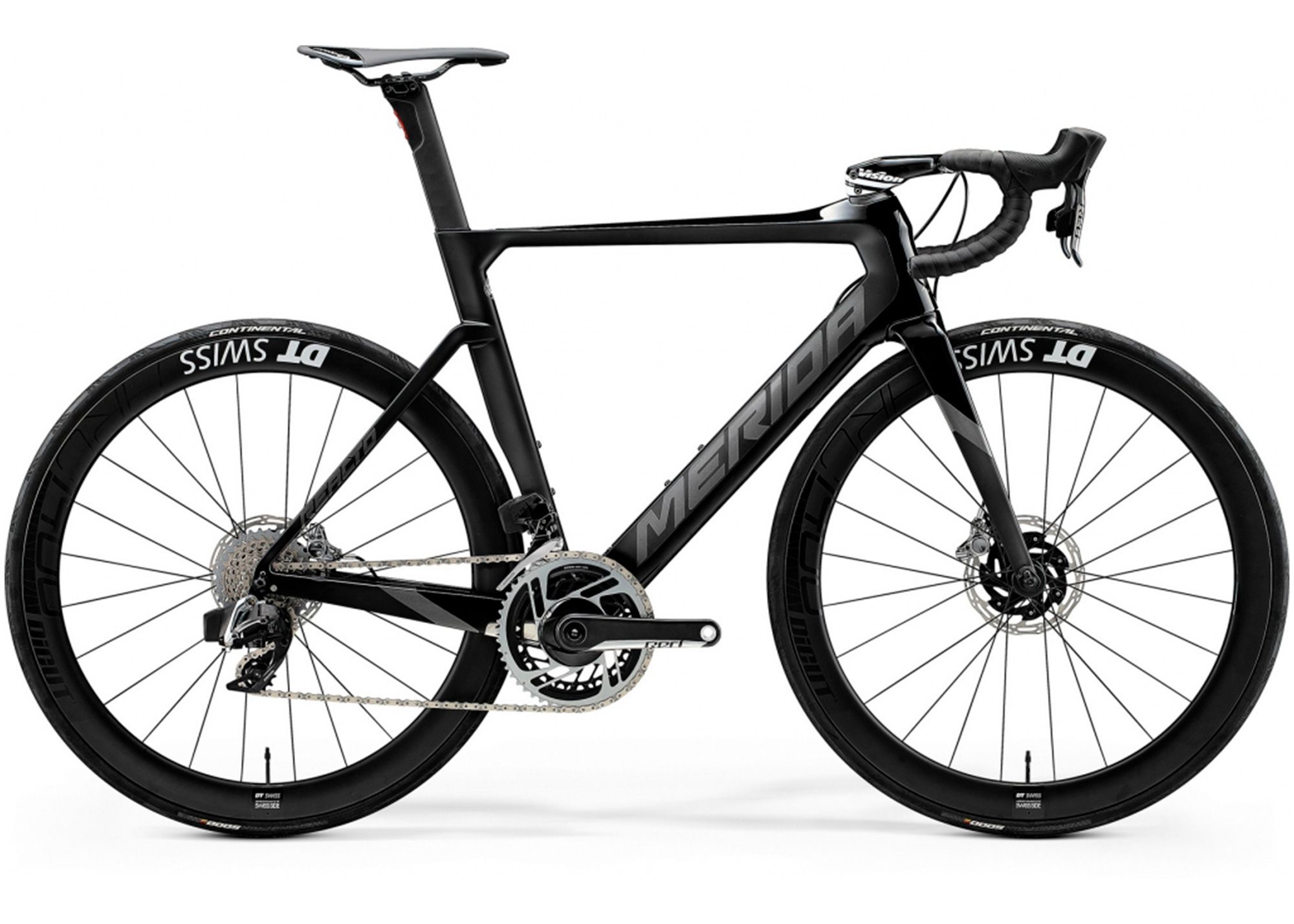 Велосипед 28 Merida REACTO DISC 9000-E (2020) M 54 glossy black / silk black