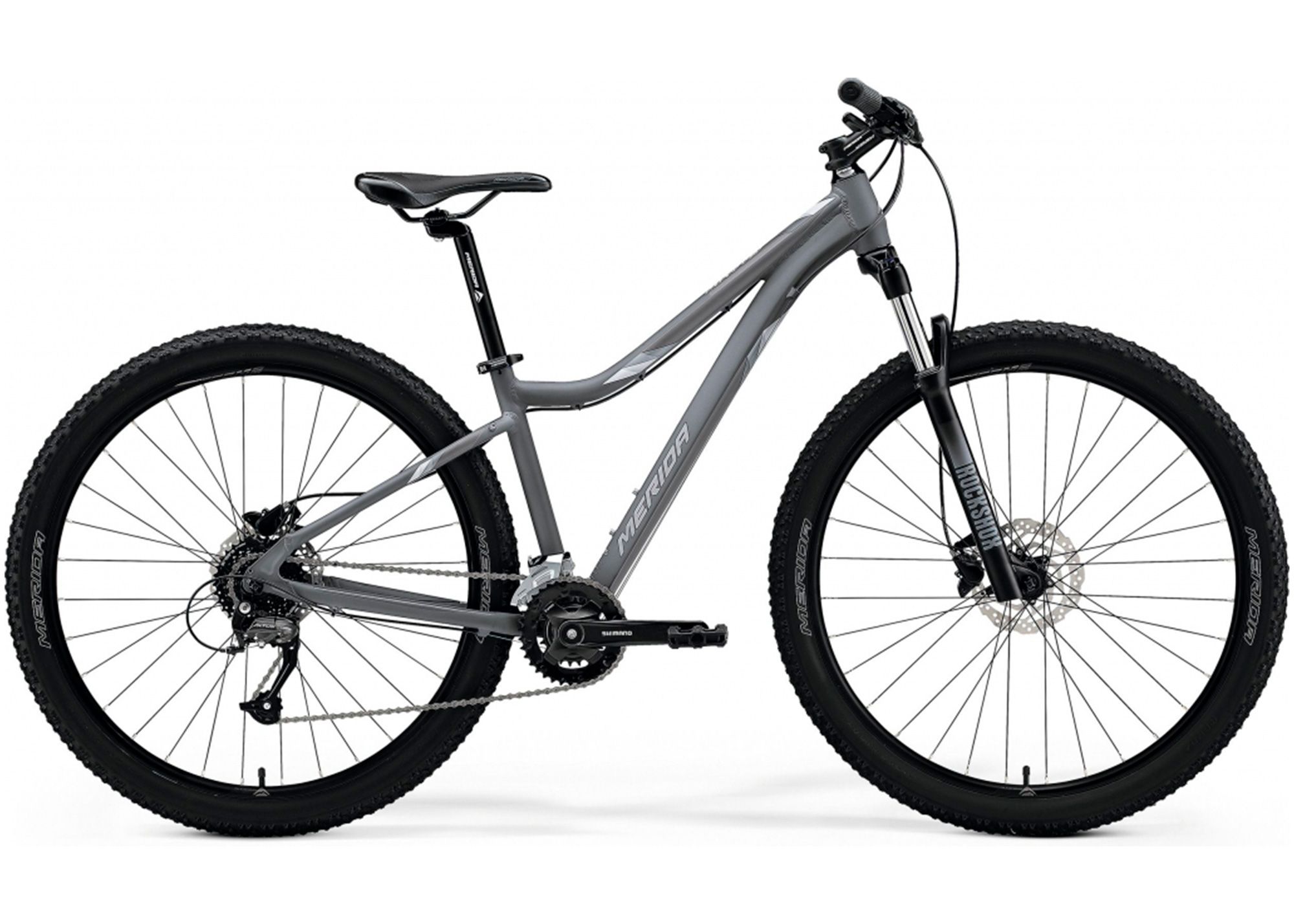 Велосипед 27.5 Merida MATTS 7.60-2X (2022) рама -M 17 Matt grey