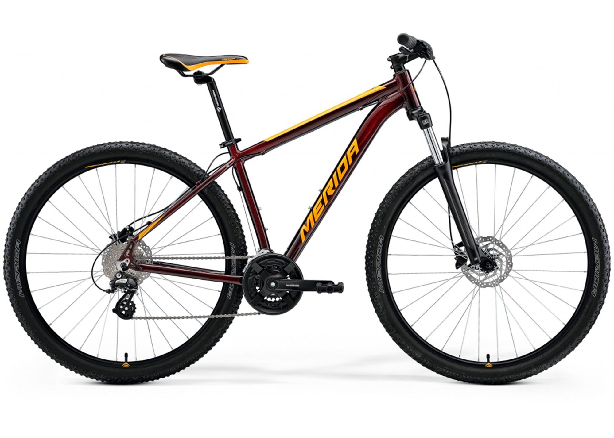 Велосипед 29 Merida BIG.NINE 15 (2023) рама - S 15 Red/Orange