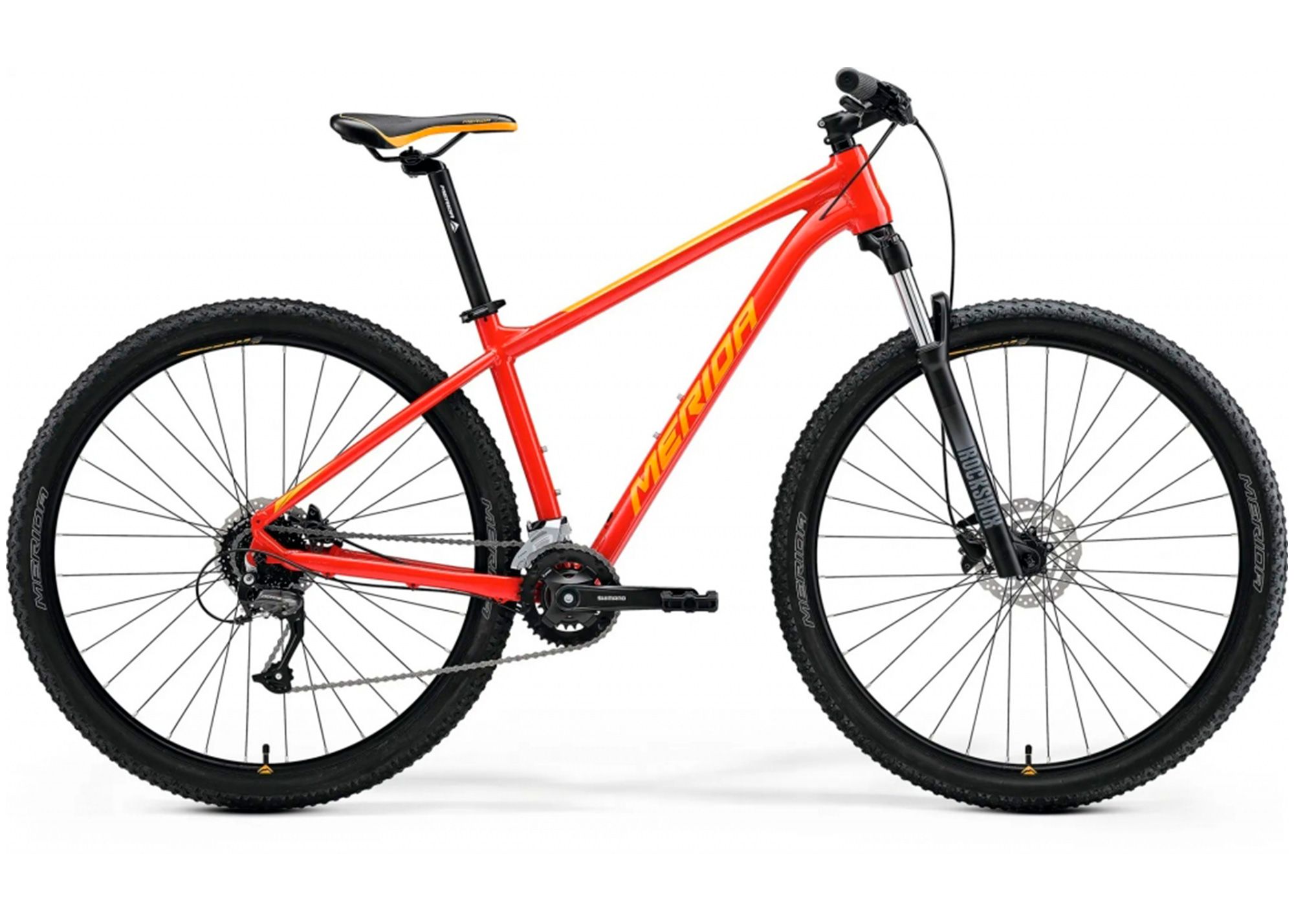 Велосипед 29 Merida BIG.NINE 60 (2024) рама - XL 20 Race red