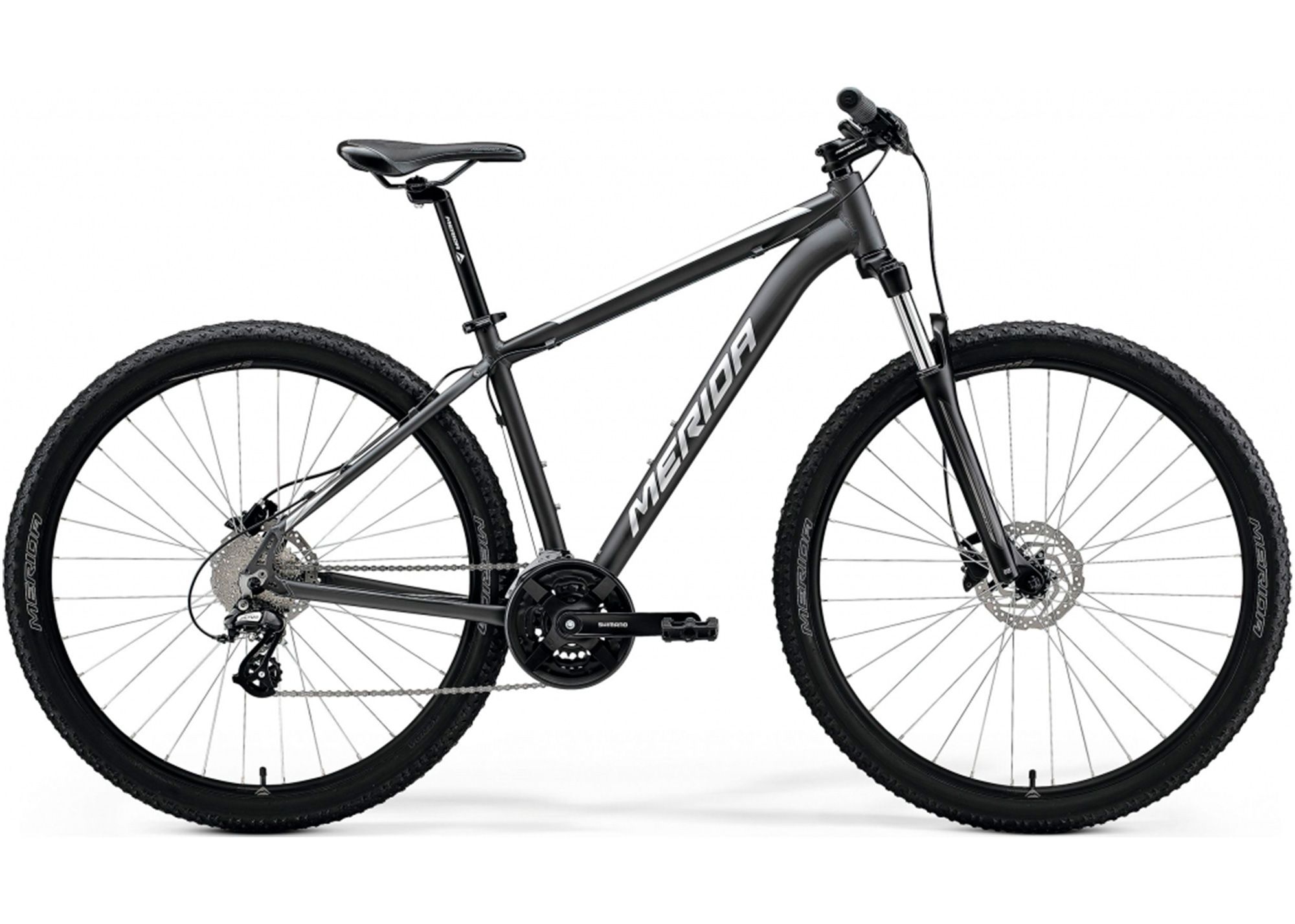 Велосипед 29 Merida BIG.NINE 15 (2024) рама - S 15 Matt dark silver