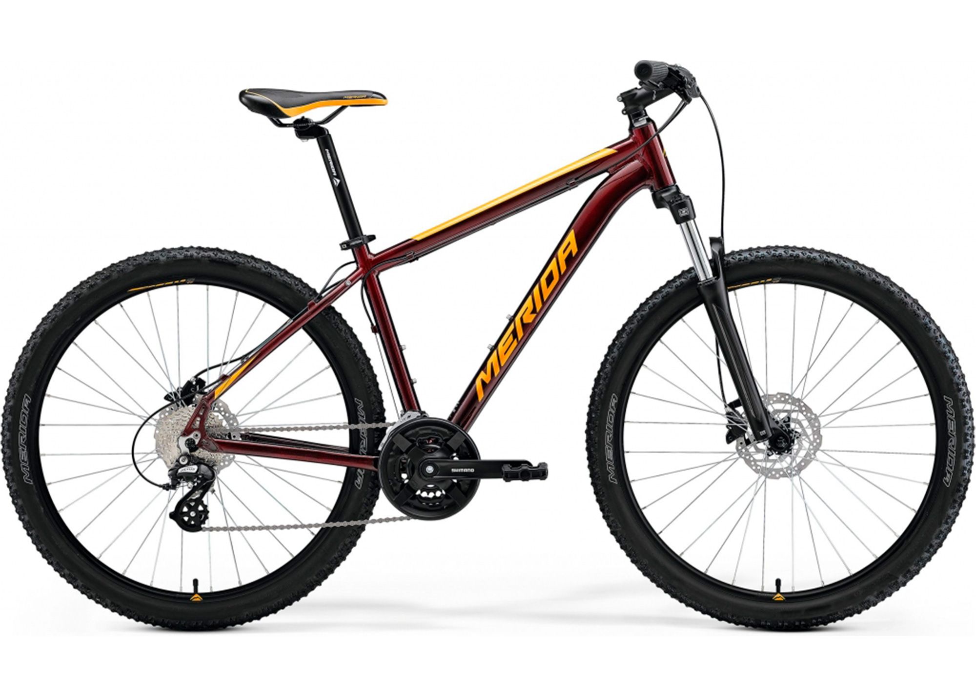 Велосипед 27.5 Merida BIG.SEVEN 15 (2024) рама - L Burgundy red