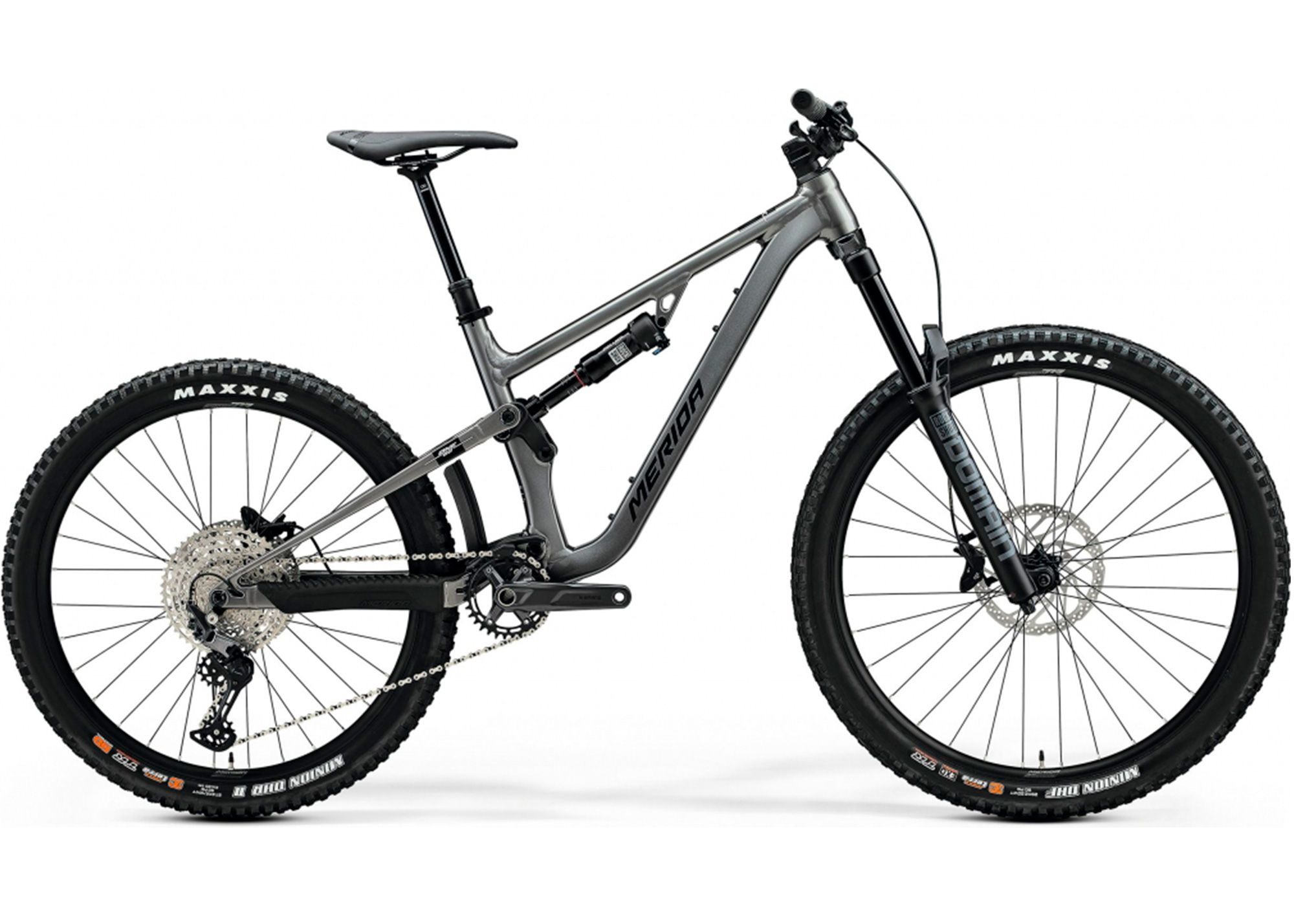 Велосипед 29-27.5 Merida ONE-SIXTY 500 (2024) рама - S Gunmetal grey