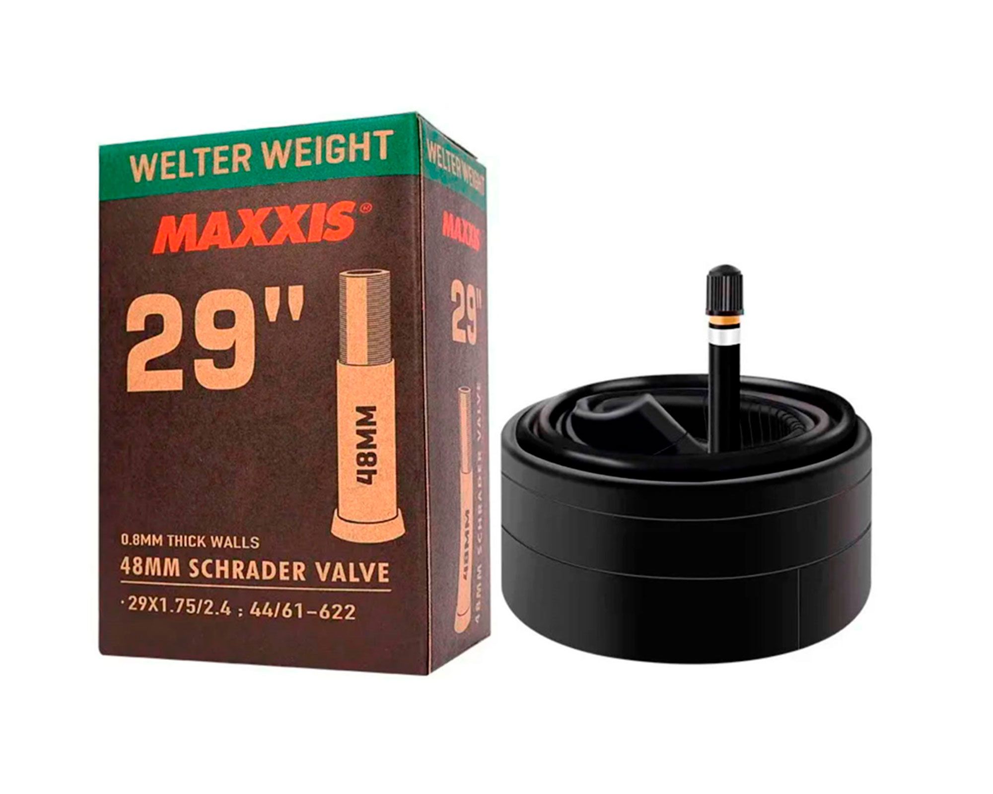 Камера 29x1.75/2.4 (44/61-622) Maxxis WELTER WEIGHT AV 48