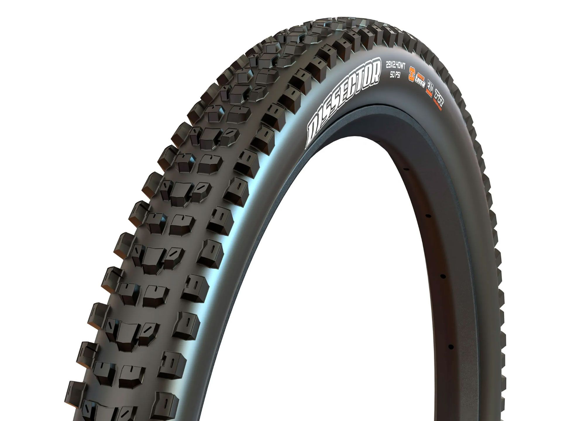 Покришка 27.5x2.40WT (61-584) Maxxis DISSECTOR (3CT/EXO/TR) Foldable 60tpi