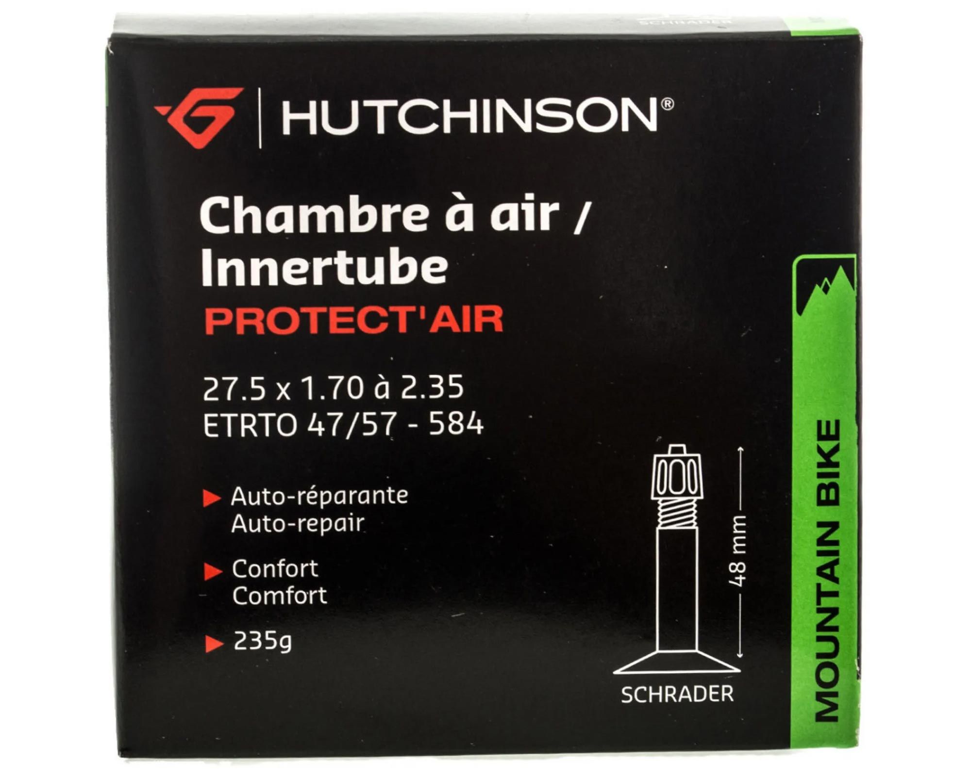 Камера 27.5 x 1.70-2.35 (47/57-584) Hutchinson Protect Air, schrader 48mm