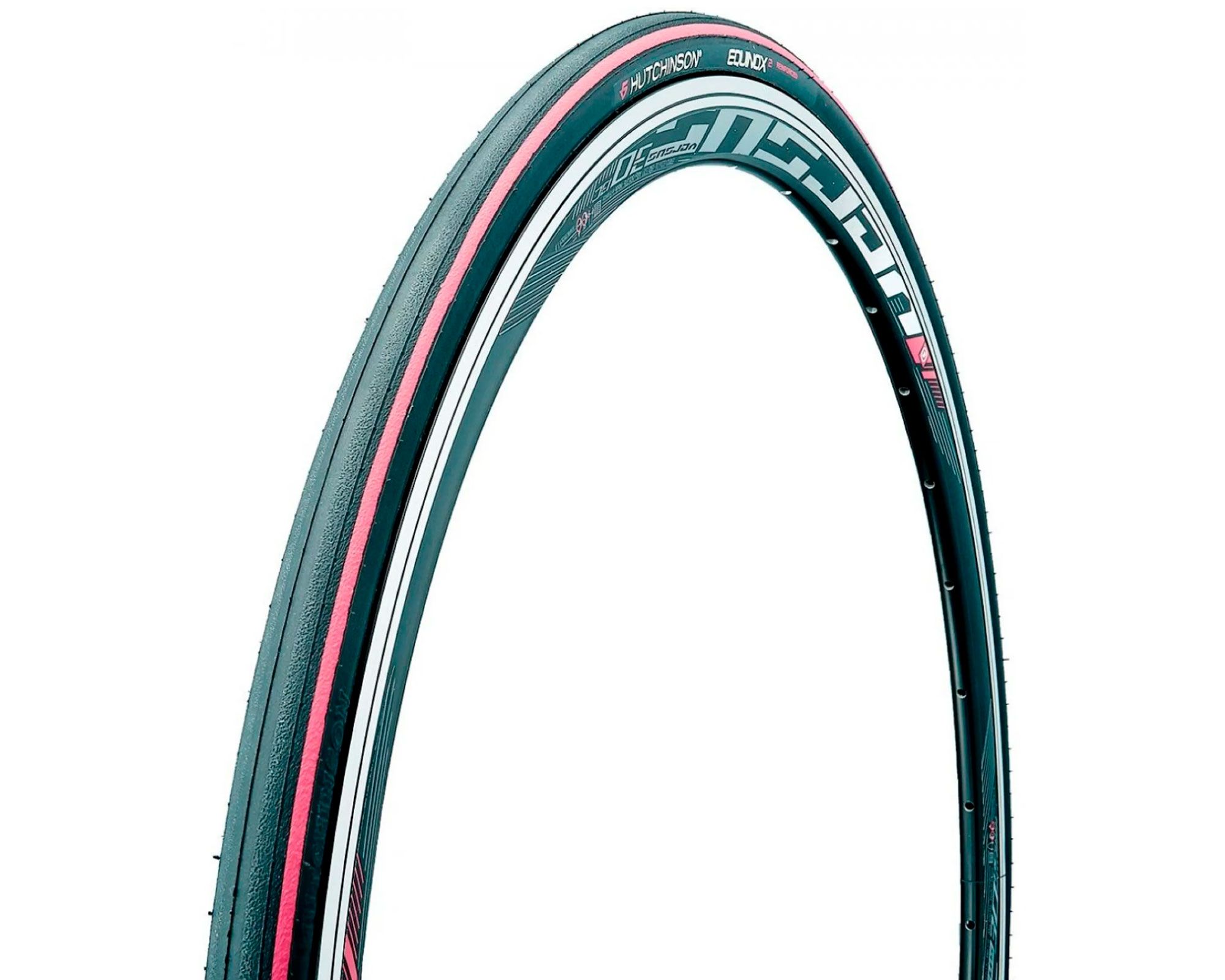 Покрышка 700 x 23 (23-622) Hutchinson Equinox 2, TS N/RS, черно-розовая