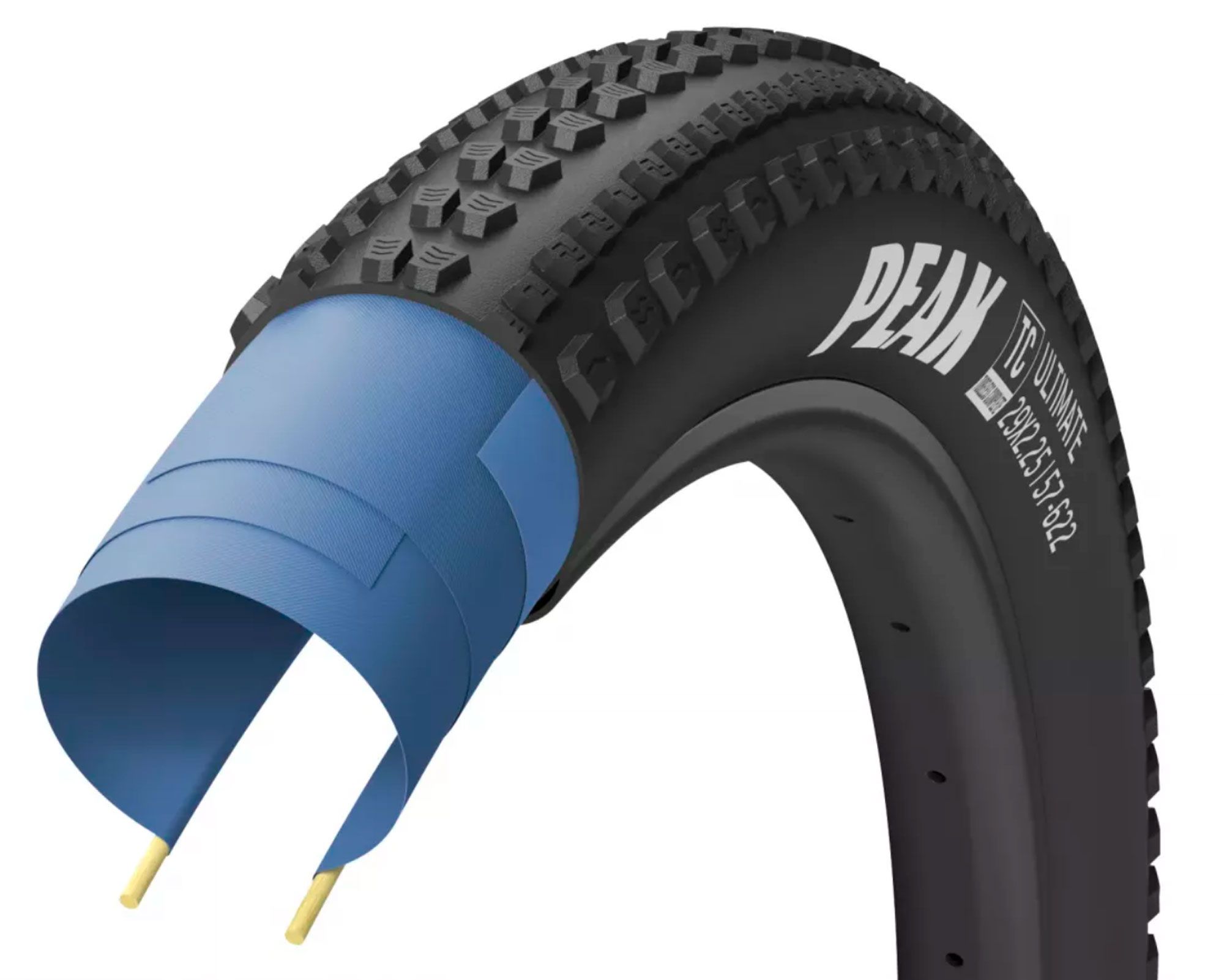 Покрышка 27.5x2.25 (57-584) GoodYear PEAK tubeless complete, folding, black, 120tpi