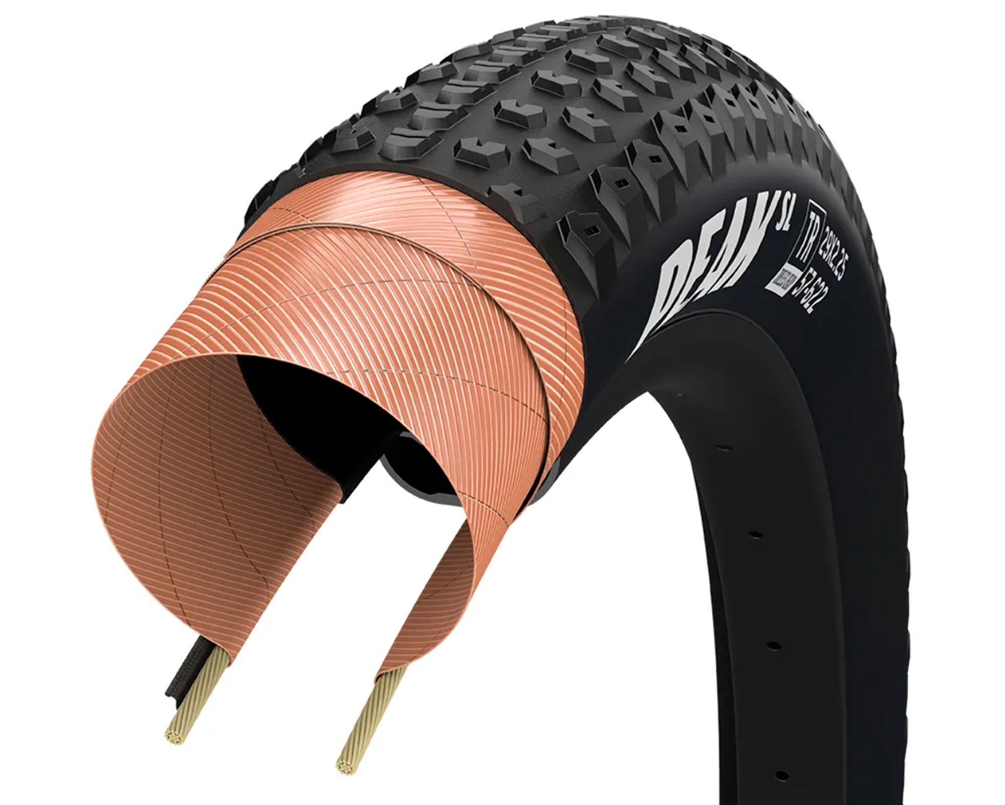 Покришка 29x2.4 (61-622) GoodYear Peak SL Tubeless Ready Folding Black, 60tpi