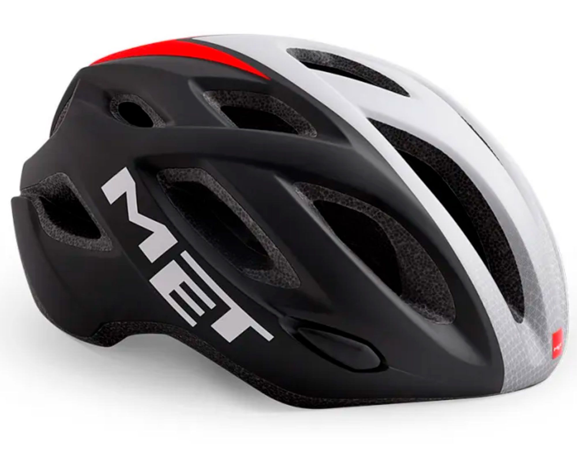 Шолом MET IDOLO CE BLACK SHADED WHITE RED | MATT XL (60-64)