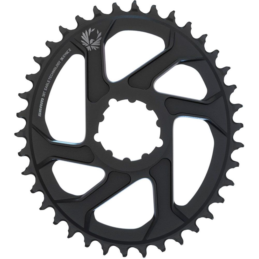 Зірка SRAM X-SYNC EAGLE OVAL 38T DM 6 OFF BLK