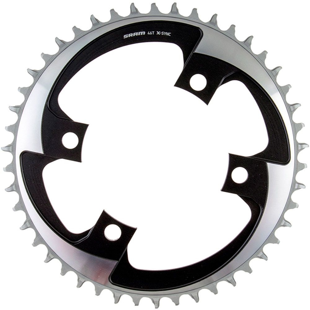 Зірка SRAM ROAD 46T 107BCD X-SYNC POLAR GREY