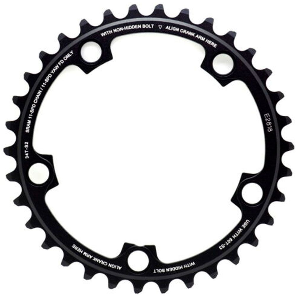 Зірка SRAM X-Glide CRING ROAD RED 10S 34TYAW 110 AL3 BTBLK