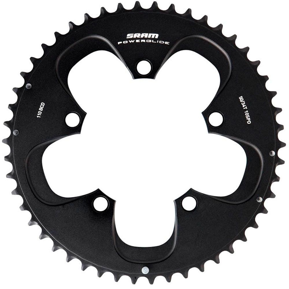 Зірка SRAM Road Red 52T S1 110 Alum 4mm Black (52-36, 52-38)