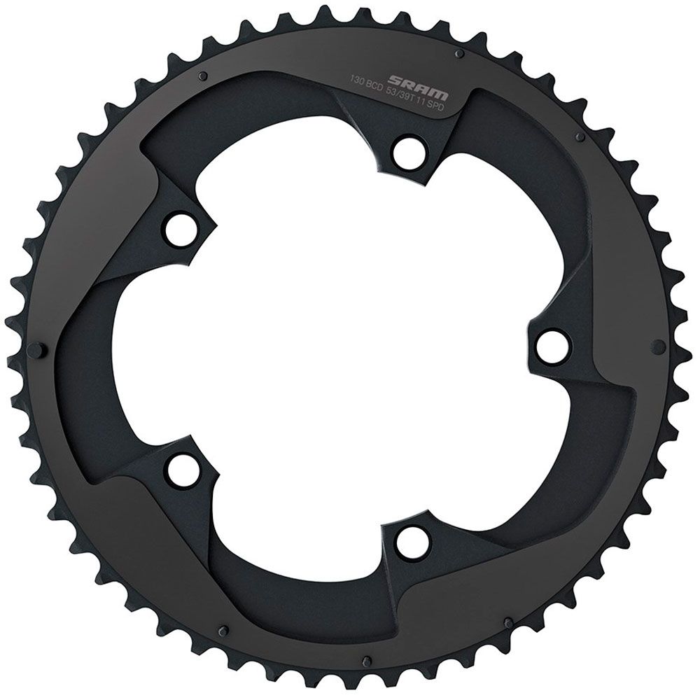 Зірка SRAM X-Glide CRING ROAD RED 11S 53T 130 AL5 BTBLK 2PN