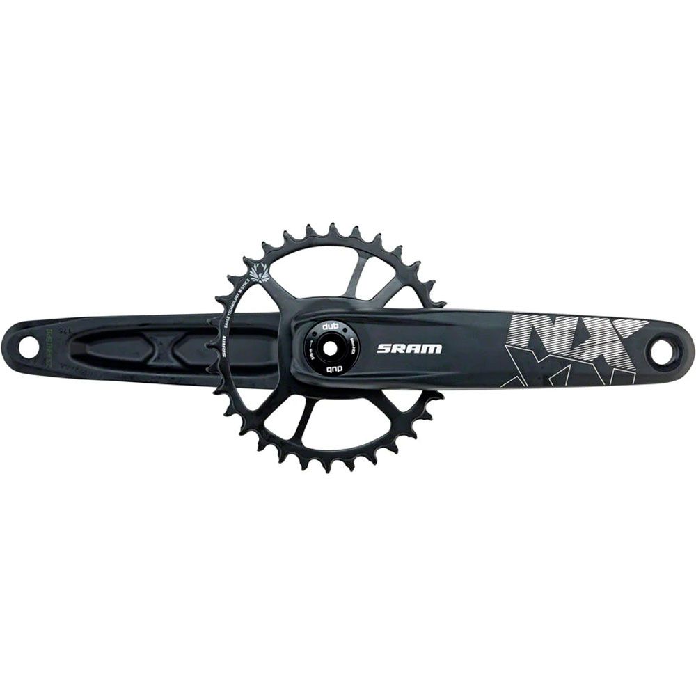 Шатуни SRAM Crank NX Eagle Fat Bike 4 DUB 12шв 175 Direct Mount Зірка SRAM 30t X-SYNC 2 Steel Black