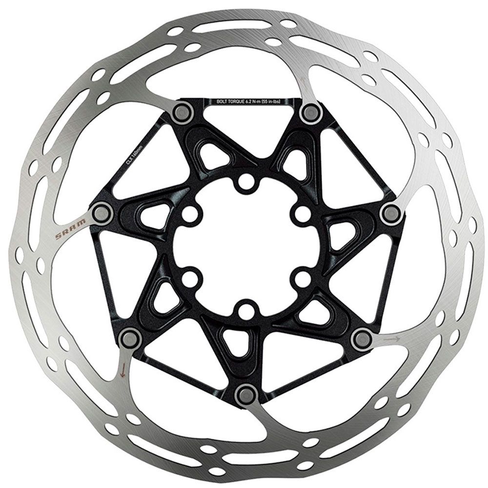 Ротор тормозной SRAM Centerline 2 160 мм Black титановые болты Rounded