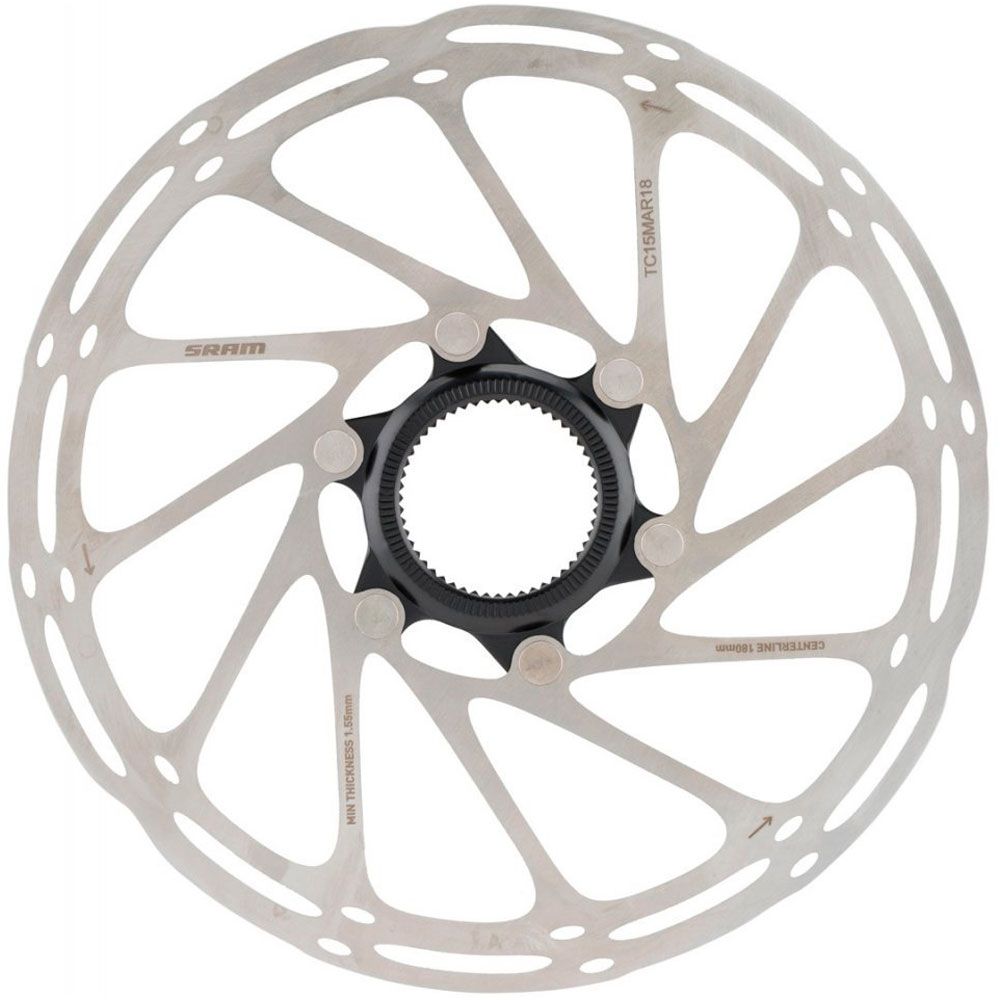 Ротор гальмівний SRAM Centerline CenterLock 160 мм Black Rounded