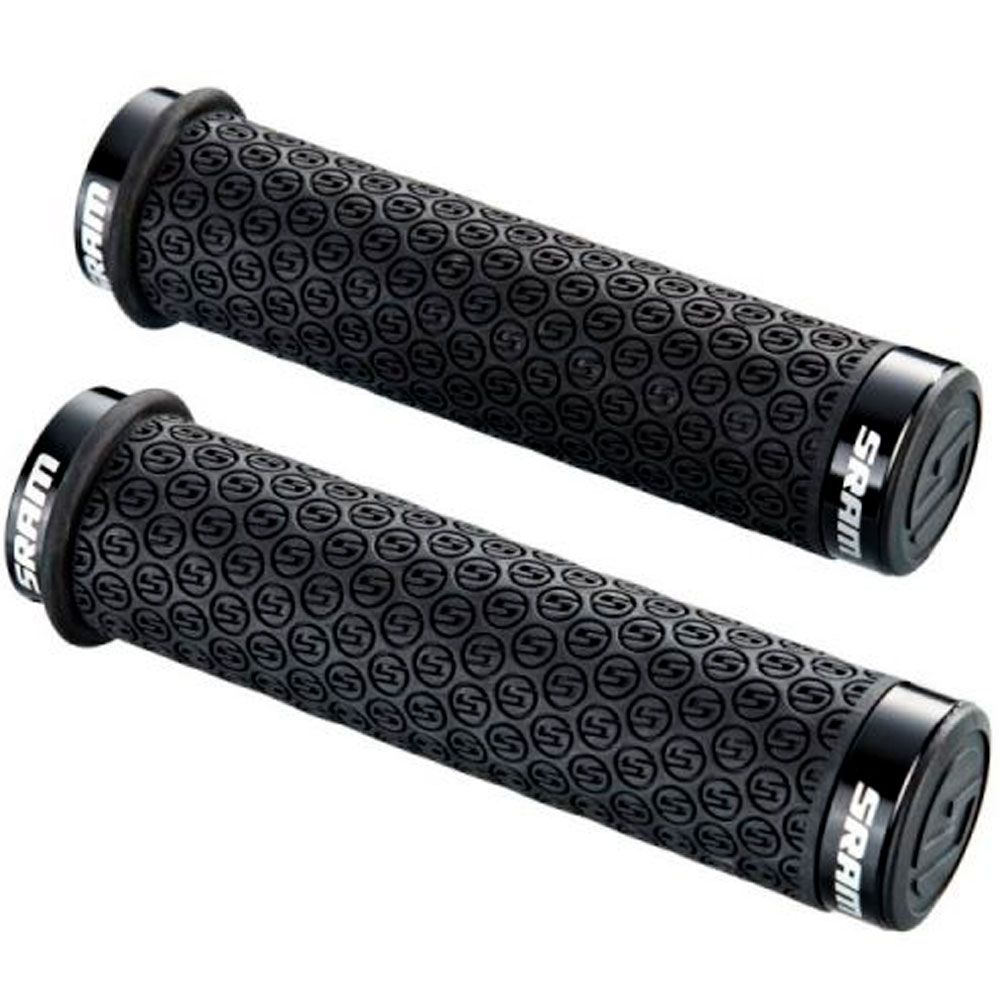 Гріпси SRAM DH Silicone Locking Grips Black with Double Clamps & End Plugs