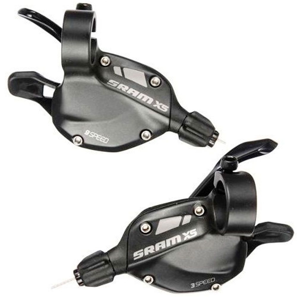 Манетки SRAM X5 3х9 скоростей комплект (левая + правая)