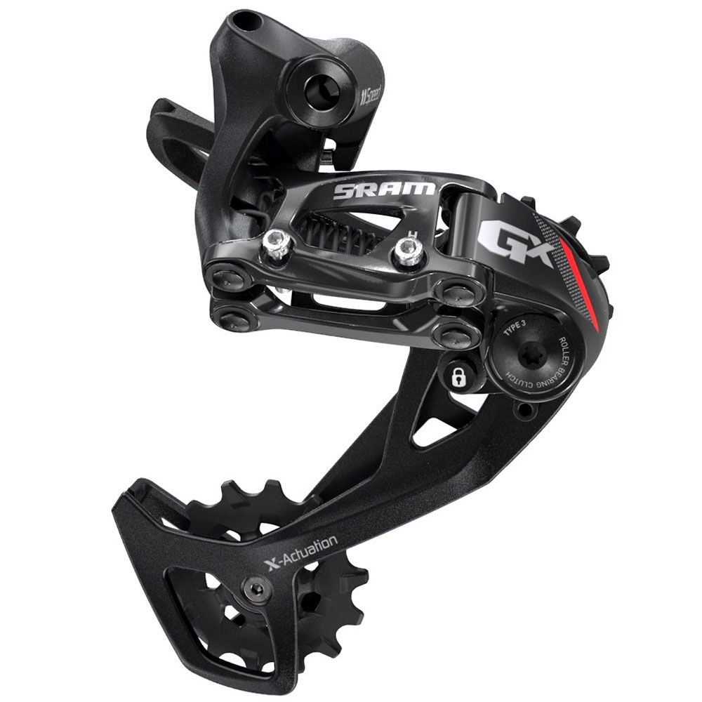 Перемикач задній Sramй GX AM RD GX 2X11SPD RED, середня лапка