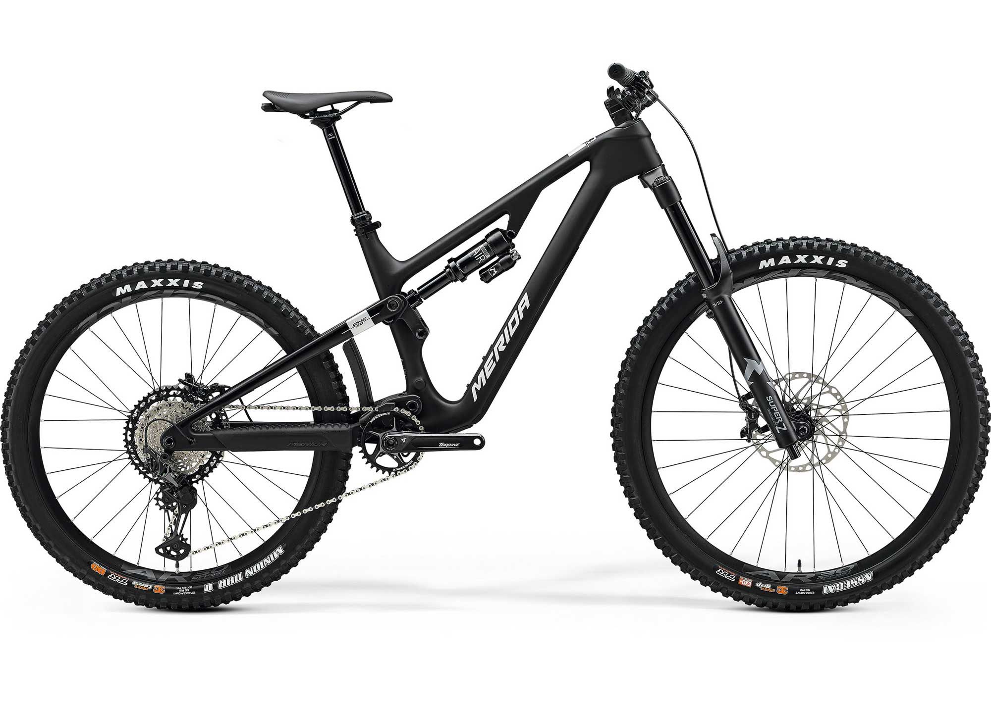 Велосипед 27.5-29 Merida ONE-SIXTY 7000 (2025) рама - XS Silk Black (Silver)