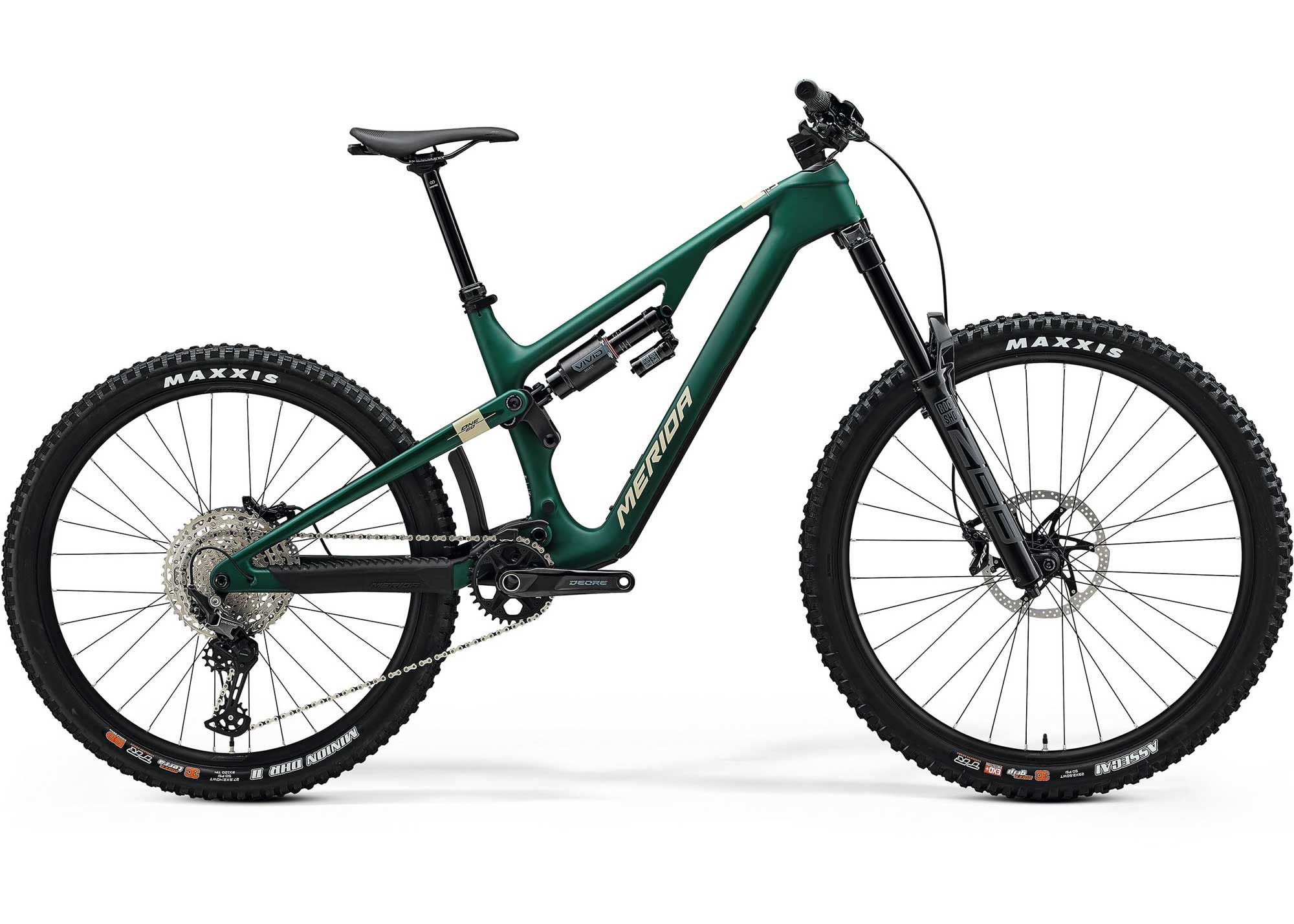 Велосипед 27.5-29 Merida ONE-SIXTY 6000 (2025) рама - S Silk Deep Forest Green (Brown)
