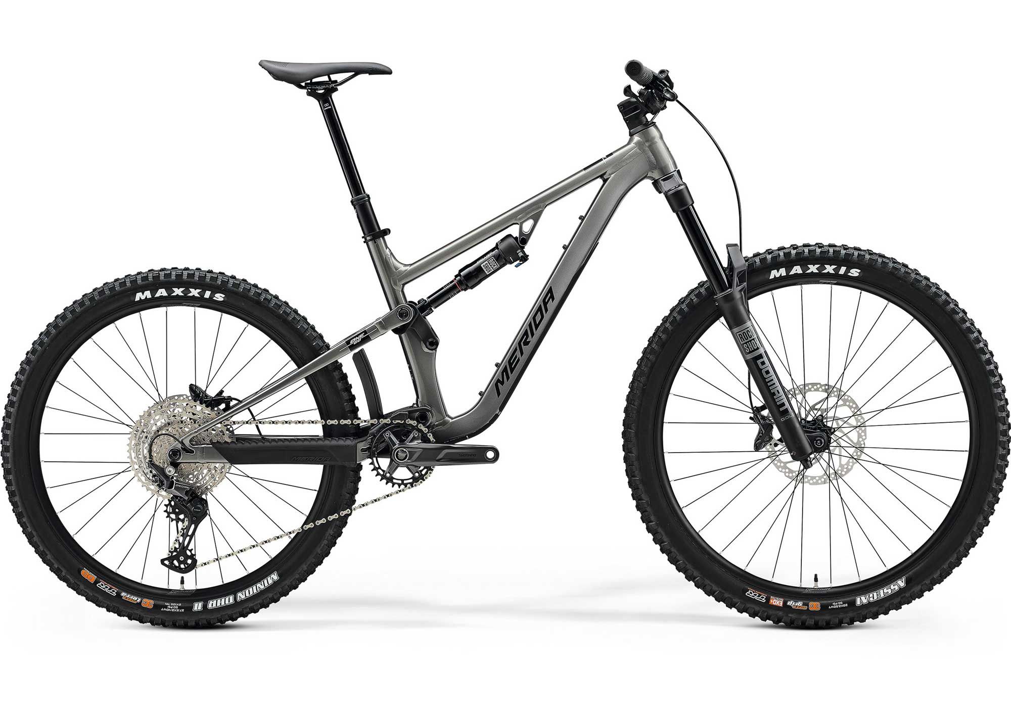 Велосипед 27.5-29 Merida ONE-SIXTY 500 (2025) рама - M Gunmetal Grey (Silver/Black)