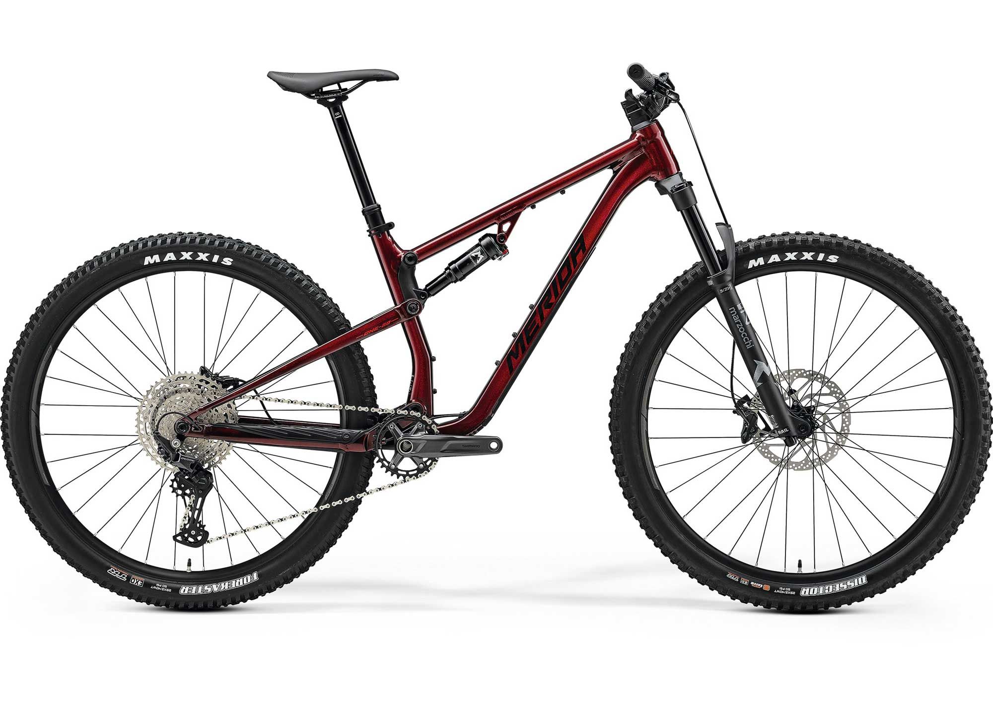 Велосипед 29 Merida ONE-TWENTY 600 (2025) рама - XL Burgundy Red (Black/Red)