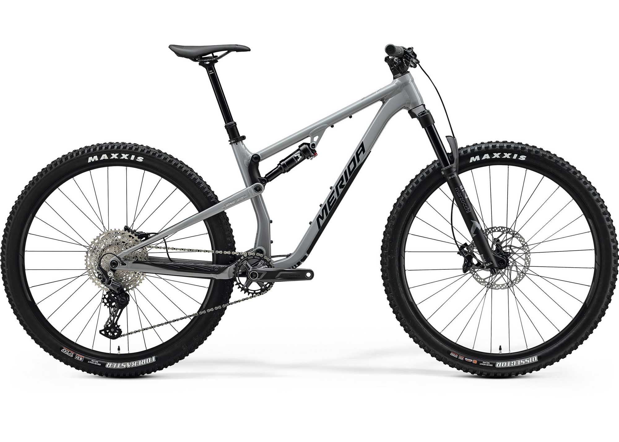 Велосипед 29 Merida ONE-TWENTY 600 (2025) рама - M Cool Grey (Black/Silver)