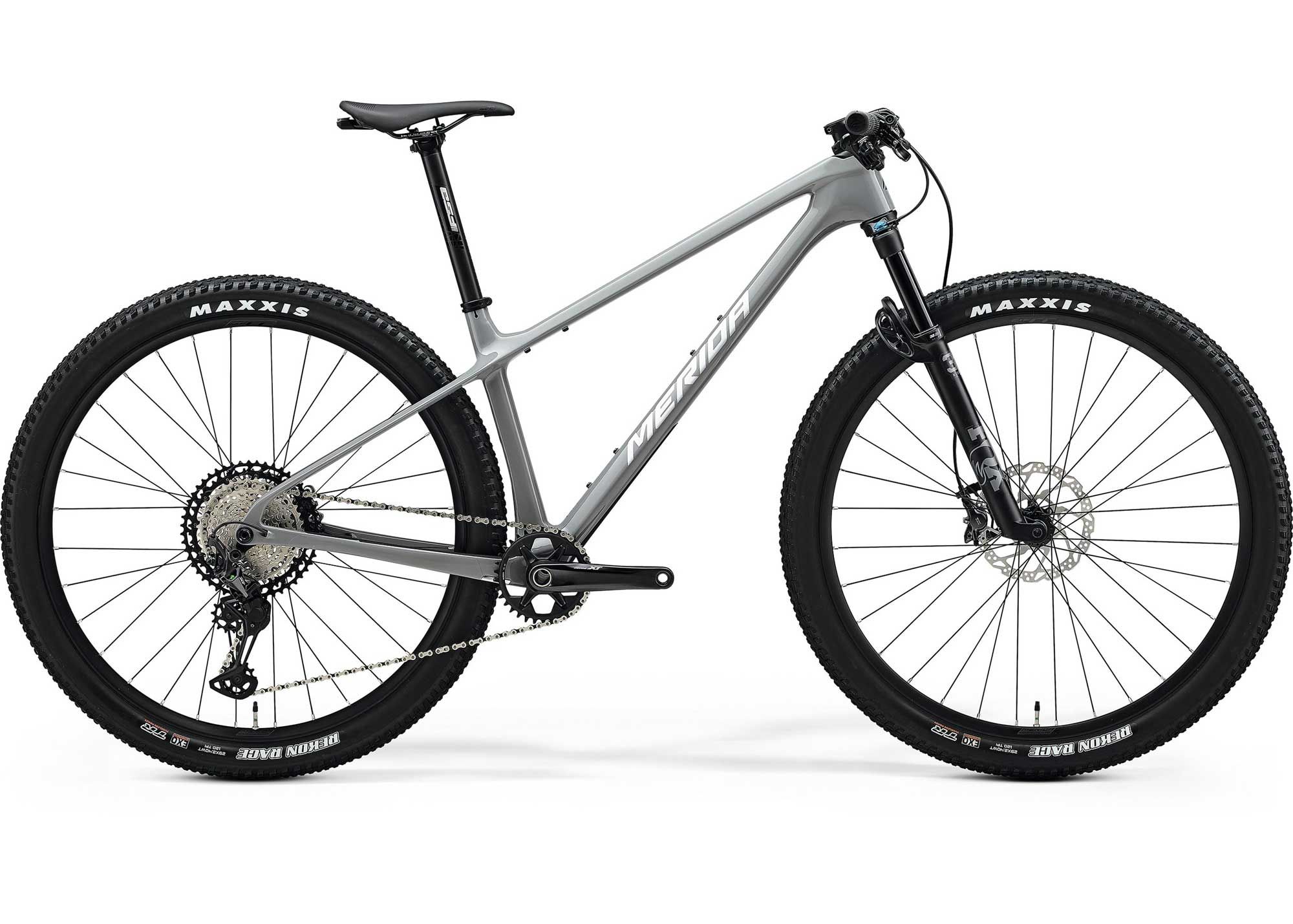 Велосипед 29 Merida BIG.NINE XT (2025) рама - S Cool Grey (Silver/Black)