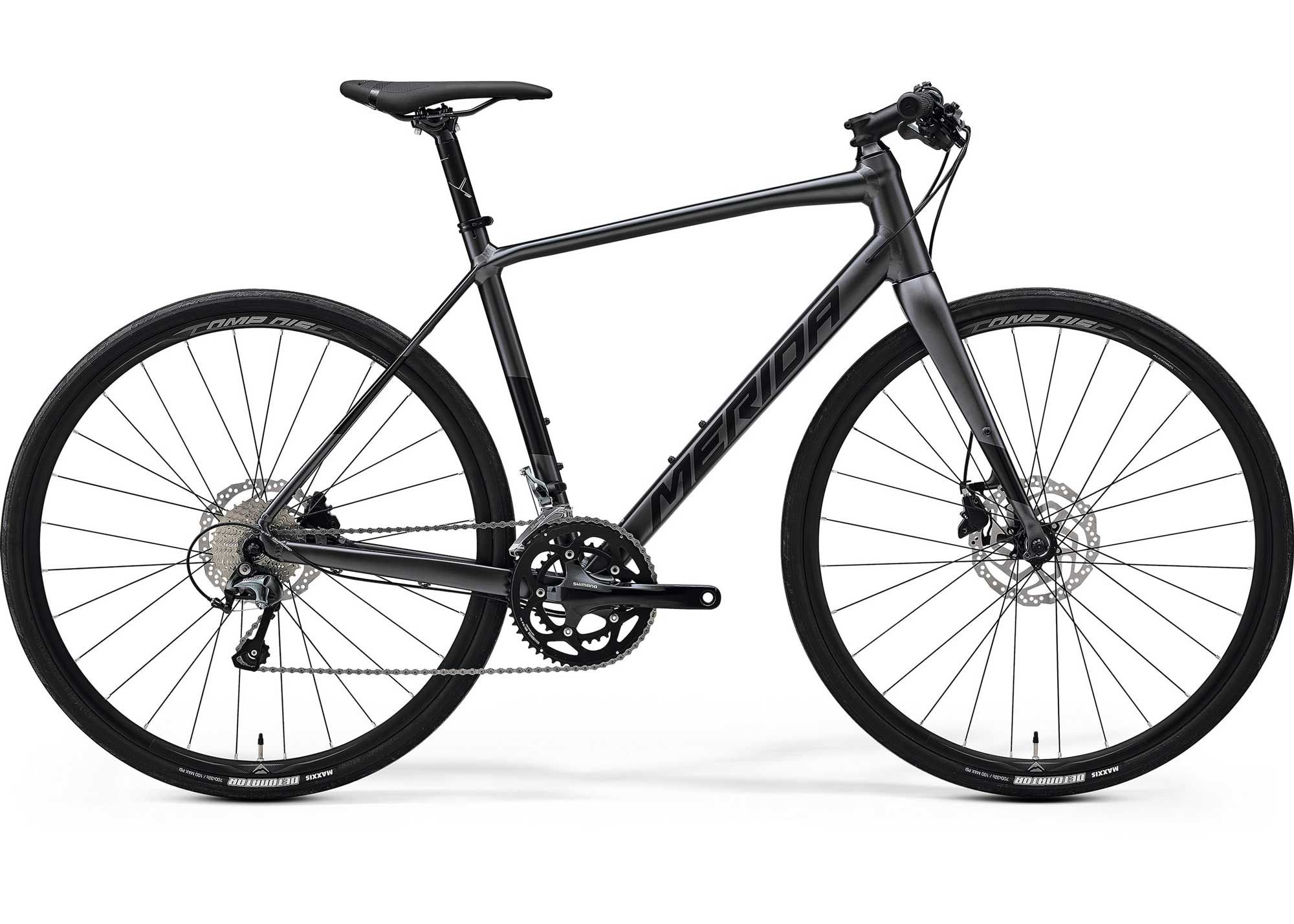 Велосипед 28 Merida SPEEDER 300 (2025) рама - XXS Silk Dark Silver (Black)