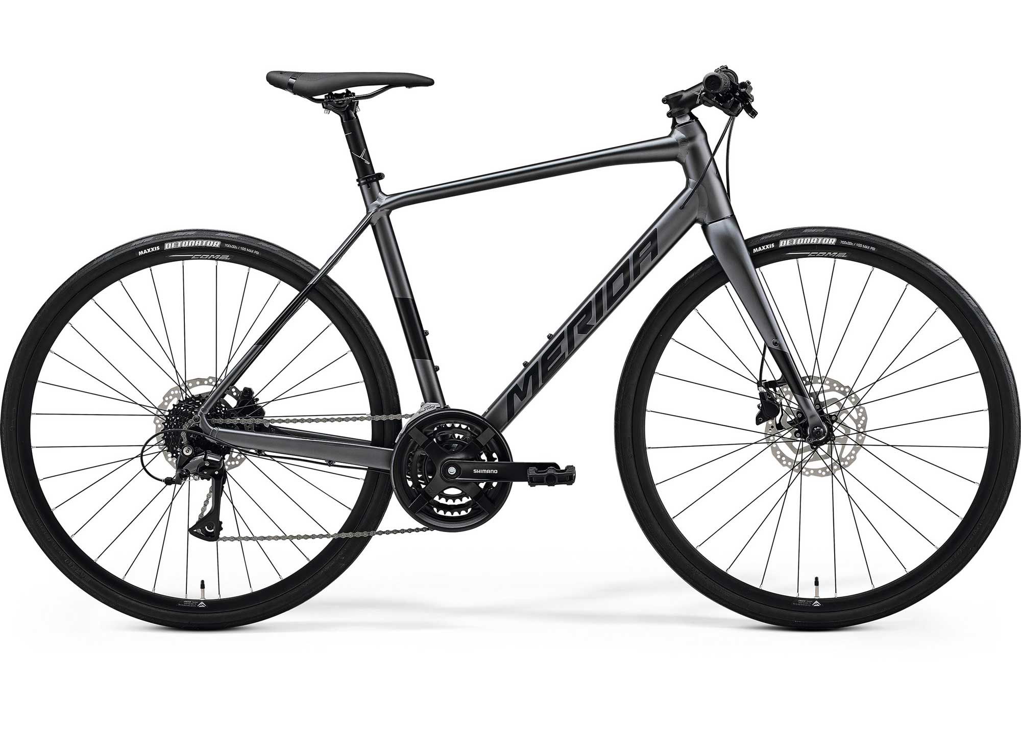 Велосипед 28 Merida SPEEDER 100 (2025) рама - XS Silk Dark Silver (Black)