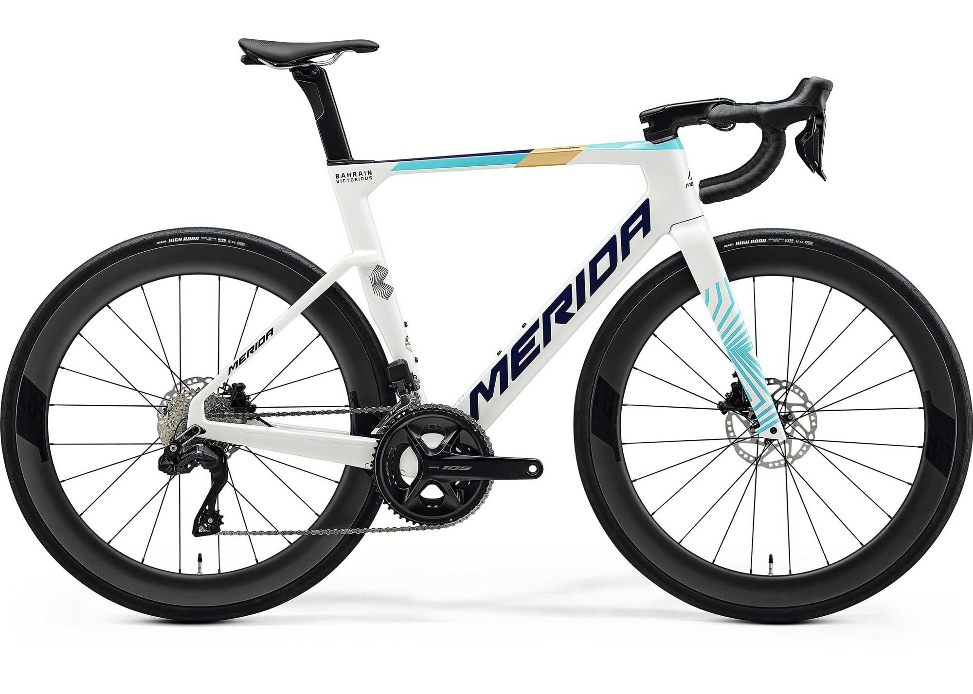 Велосипед 28 Merida REACTO 6000 (2025) рама - L Pearl (Blue-Team) (Cy25)