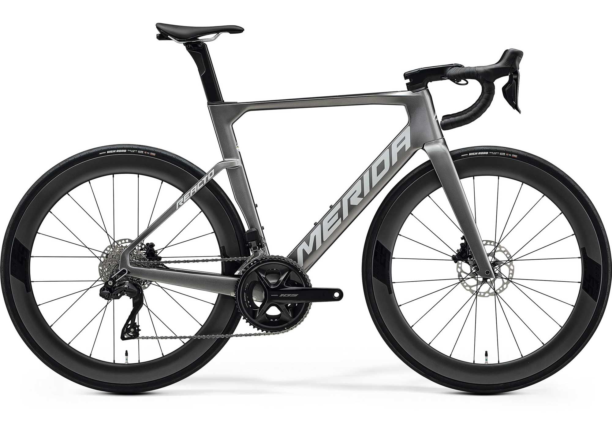 Велосипед 28 Merida REACTO 6000 (2025) рама - XXS Gunmetal Grey (Silver)