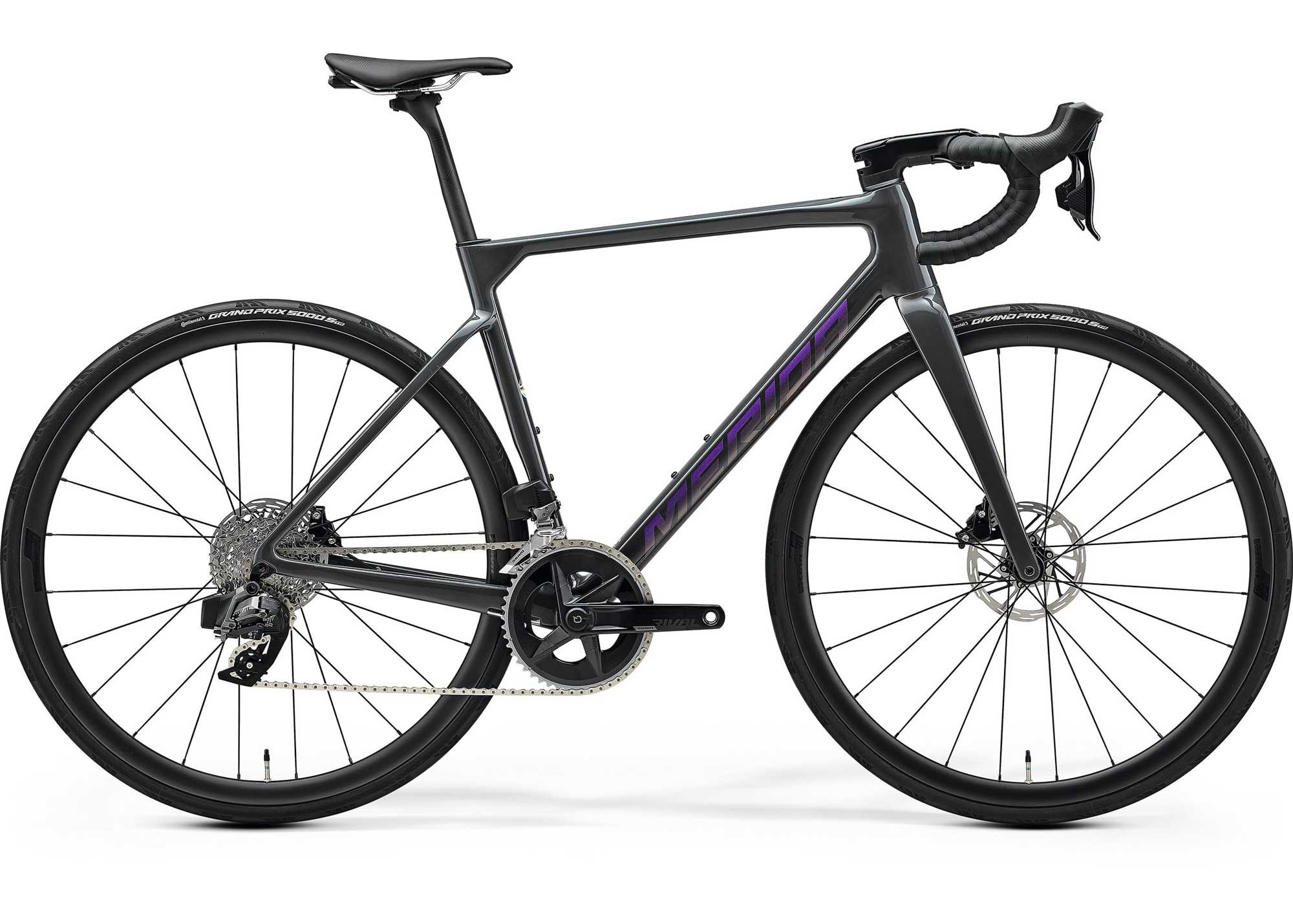 Велосипед 28 Merida SCULTURA 7000 (2025) рама - M Dark Grey (Purple)