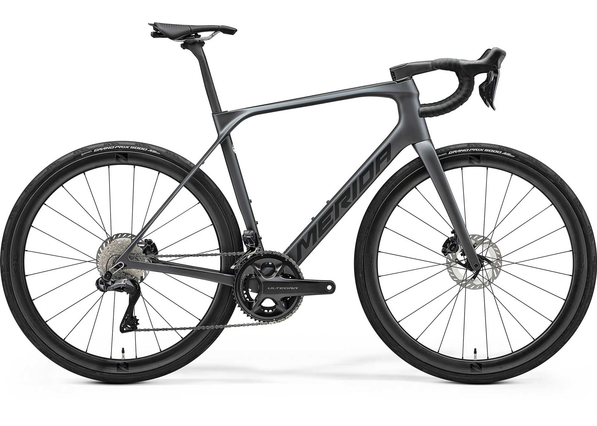 Велосипед 28 Merida SCULTURA ENDURANCE 9000 (2025) рама - XS Silk Dark Silver (Black)