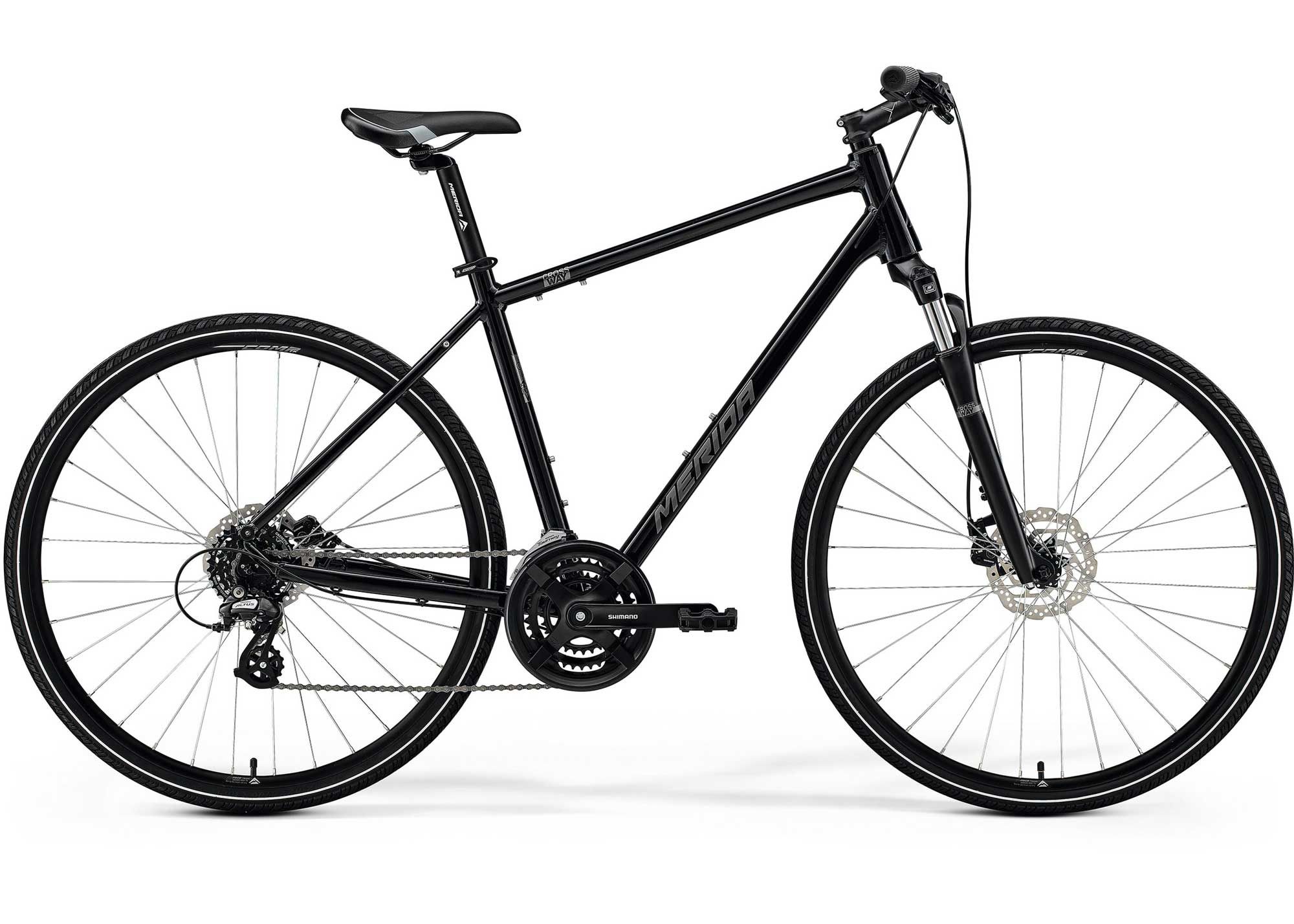 Велосипед 28 Merida CROSSWAY 10 (2025) рама - M Black (Silver)