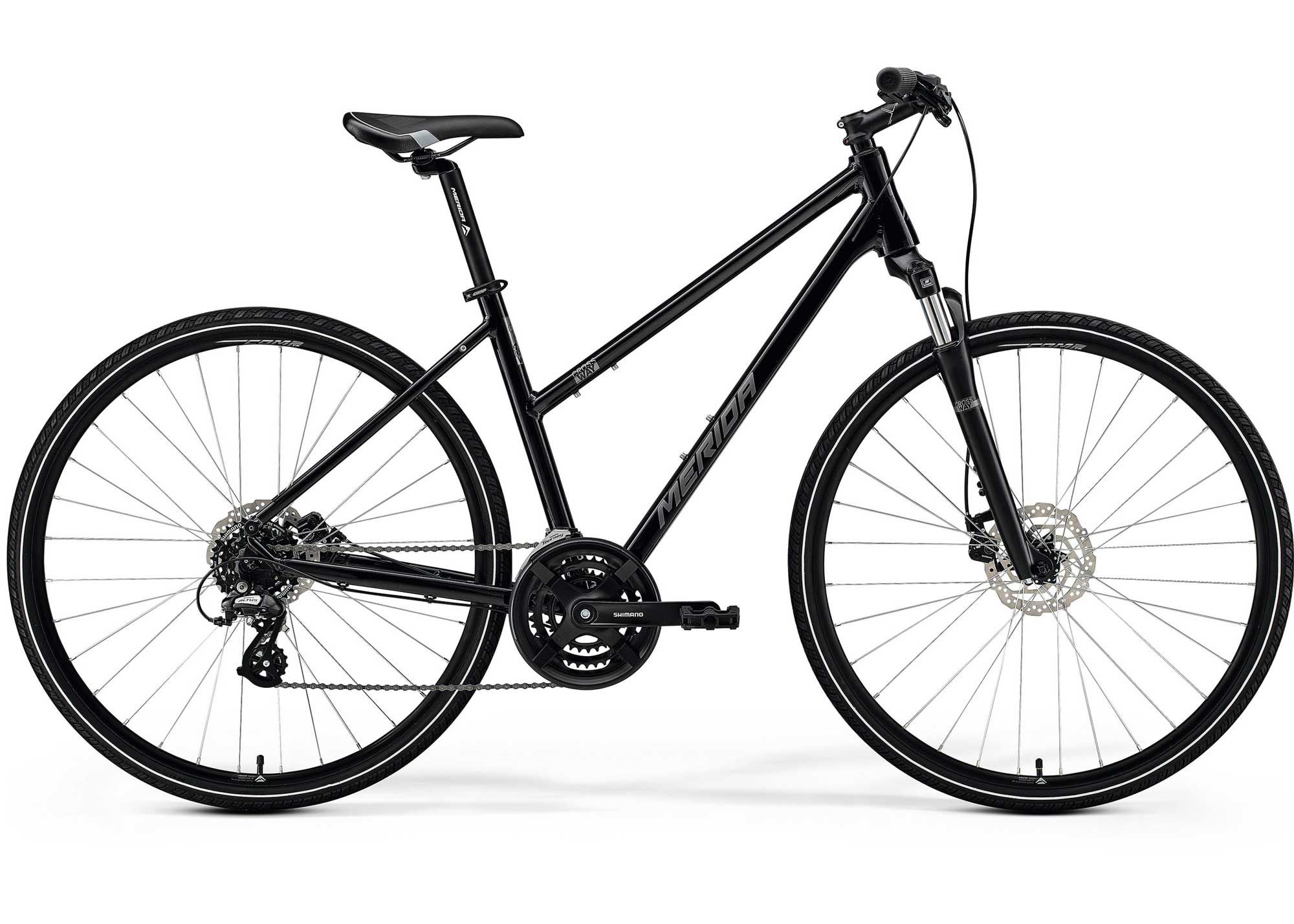 Велосипед 28 Merida CROSSWAY 10 (2025) women рама - W-XXS Black (Silver)