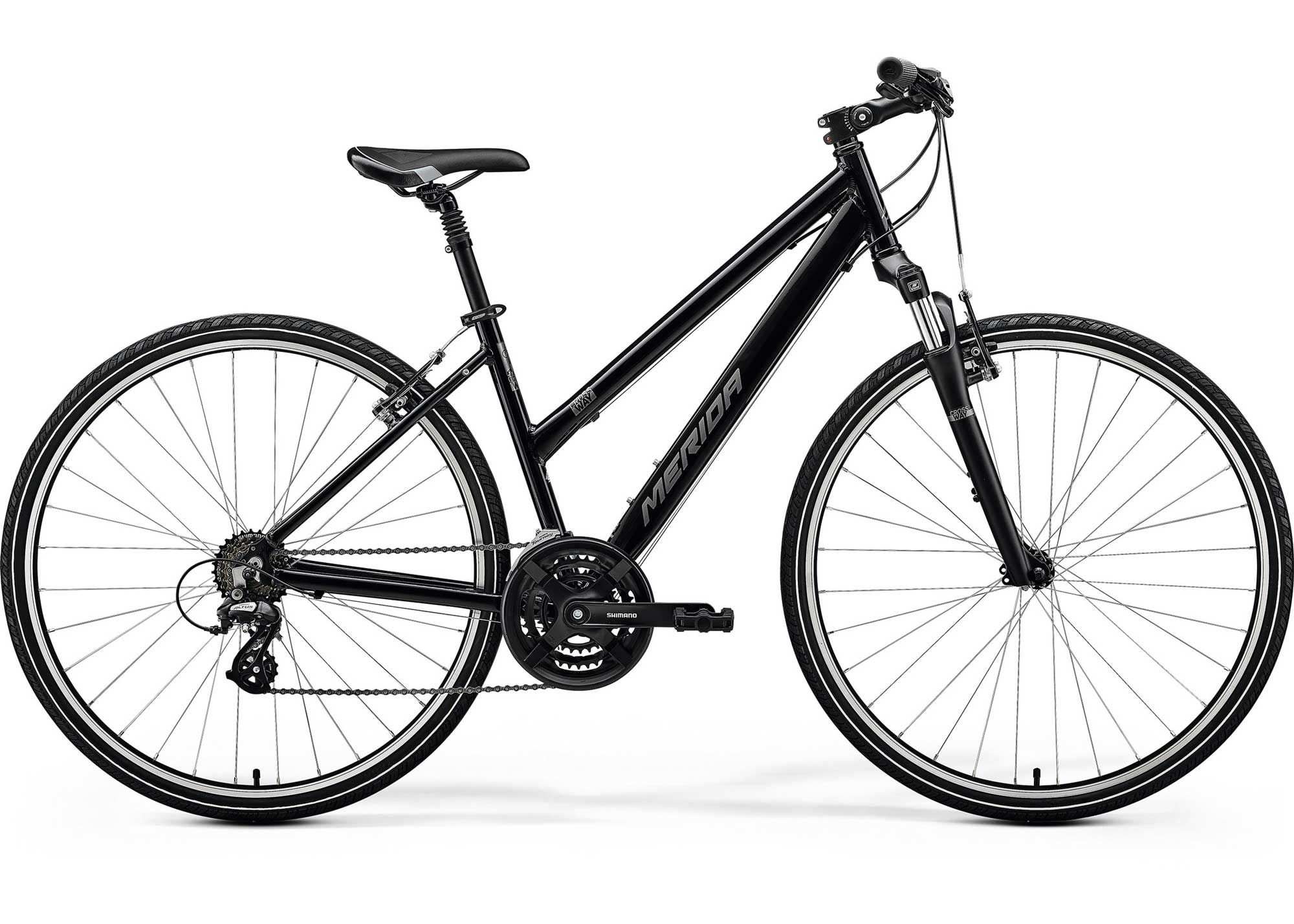 Велосипед 28 Merida CROSSWAY 10-V SE (2025) women рама - W-L Black (Silver)