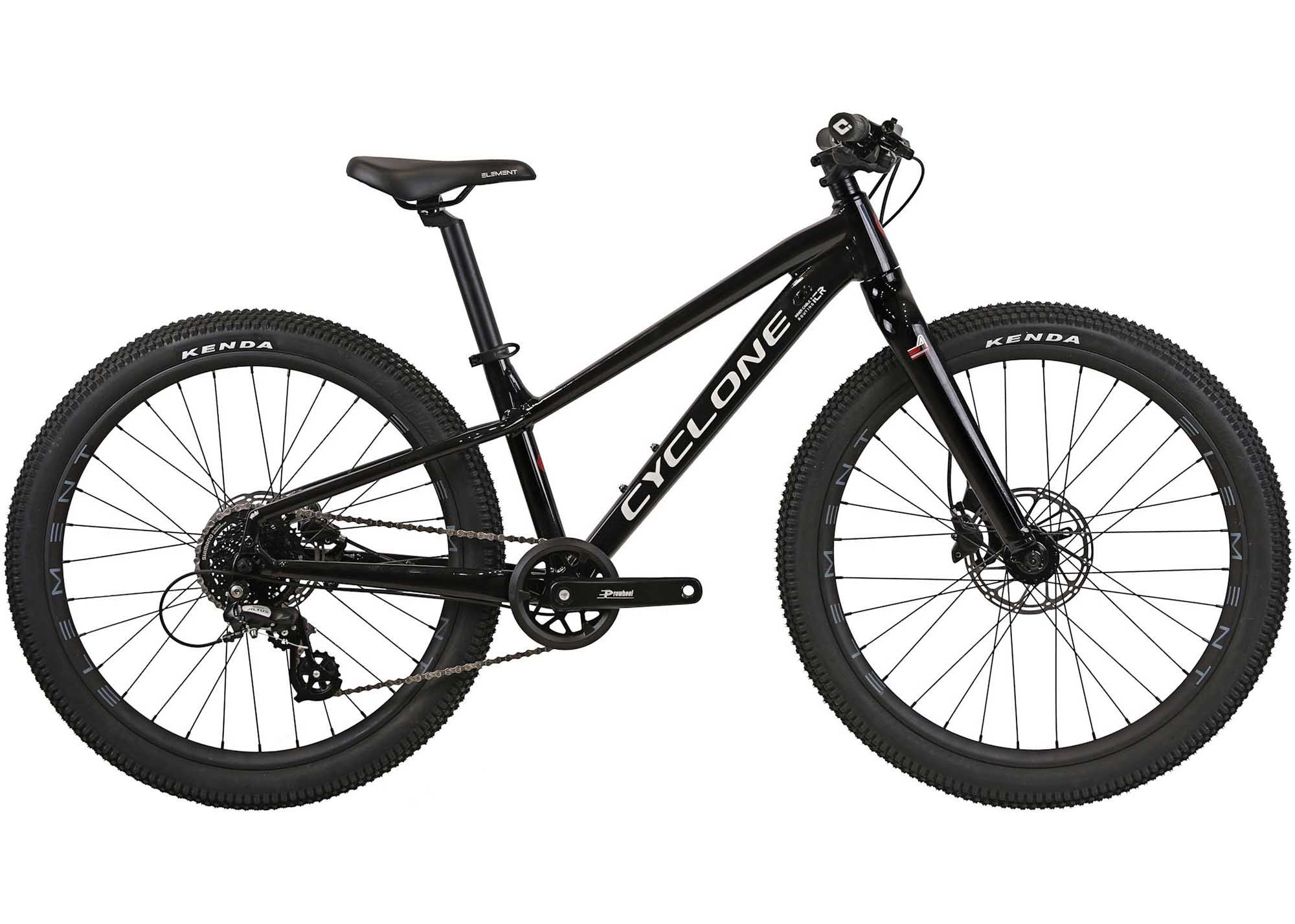 Велосипед 24 Cyclone ULTIMA рама - 12 (2025) Черный