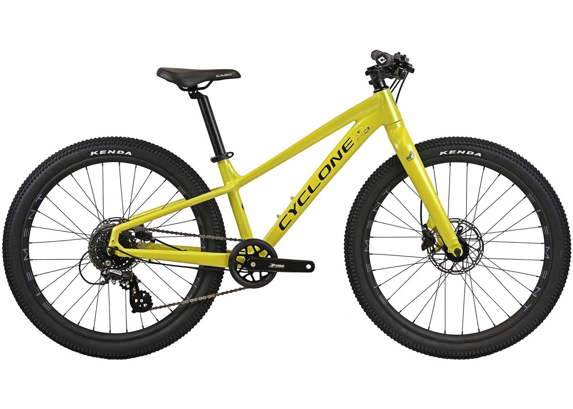 Велосипед 24 Cyclone ULTIMA рама - 12 (2025) Желтый